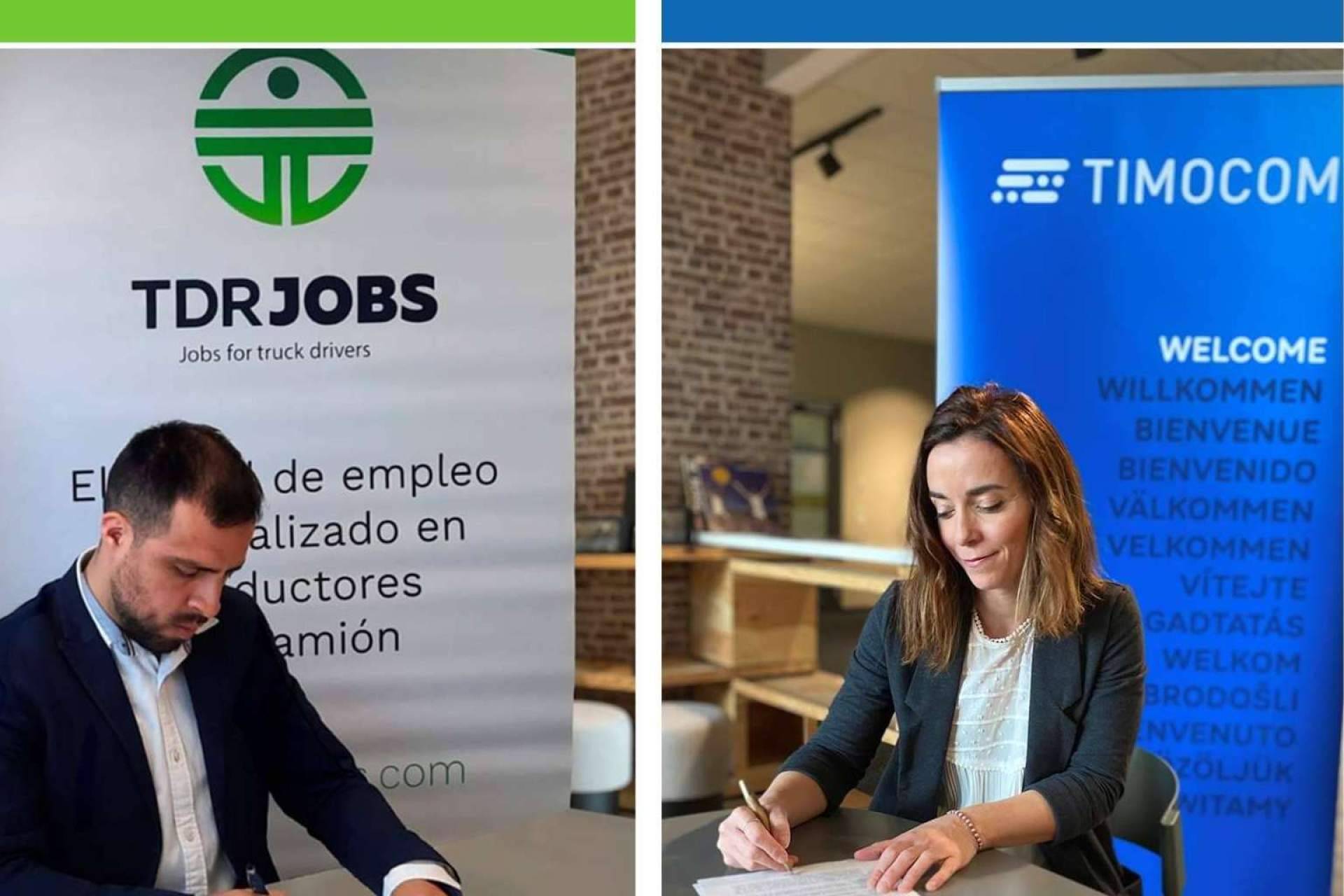 TDRJOBS y TIMOCOM llegan a un acuerdo de colaboración