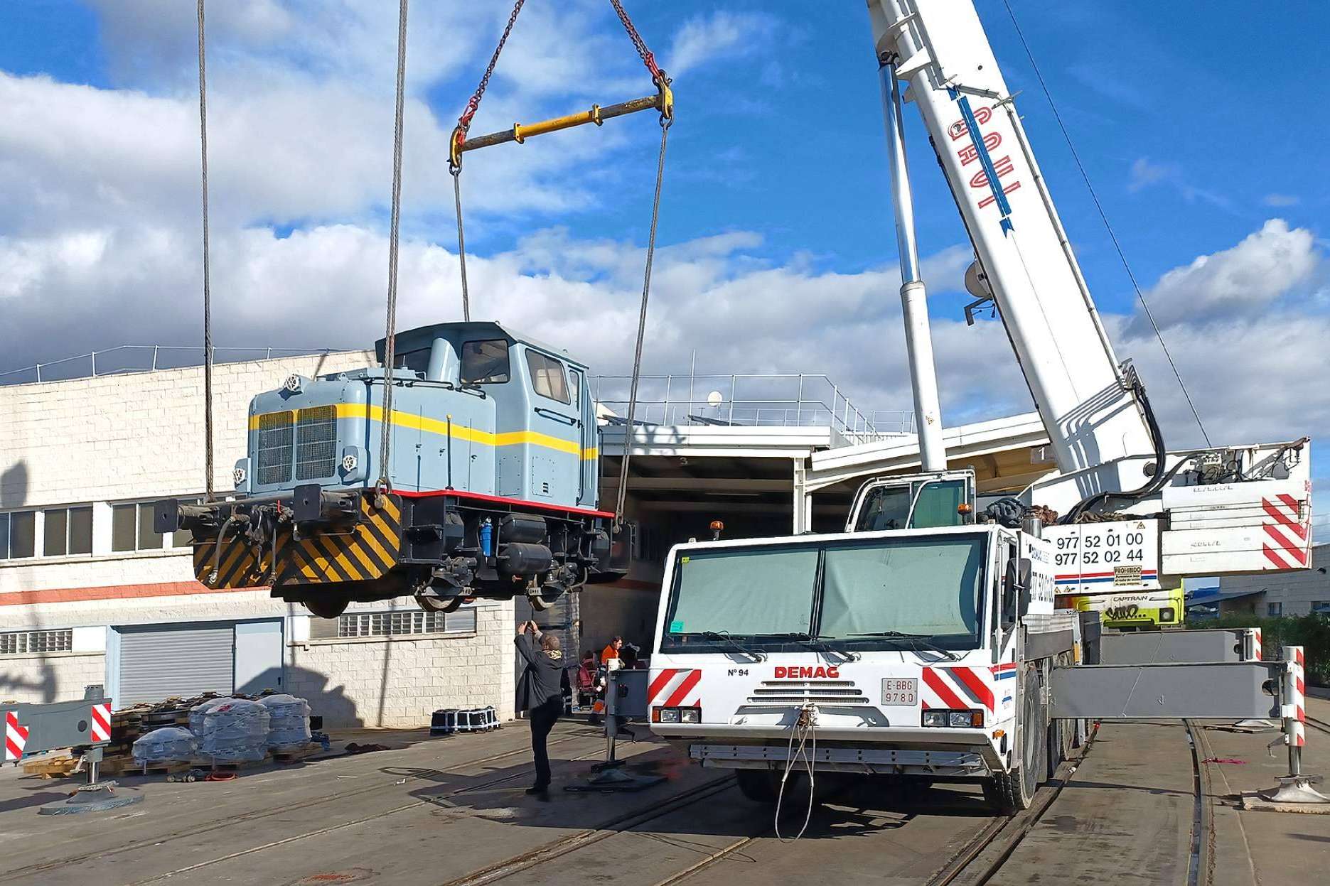 La Fundación del Patrimonio Ferroviario preserva una histórica locomotora construida por Babcock & Wilcox
