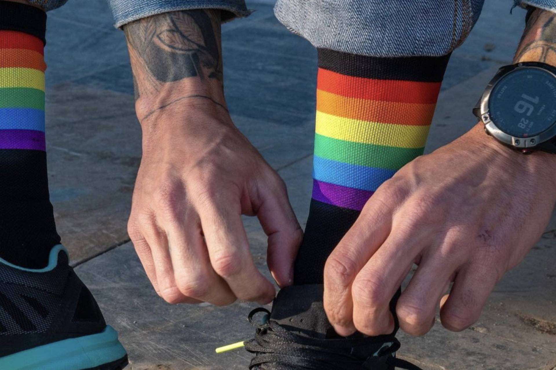 Los calcetines de running para el frío de Perro Loco
