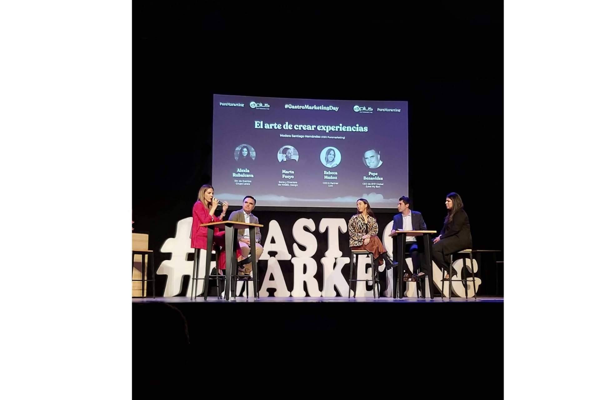 El Gastromarketing Day tiene éxito en Madrid, lleno en el Teatro Amaya con el marketing gastronómico de Aplus Gastromarketing y Puromarketing