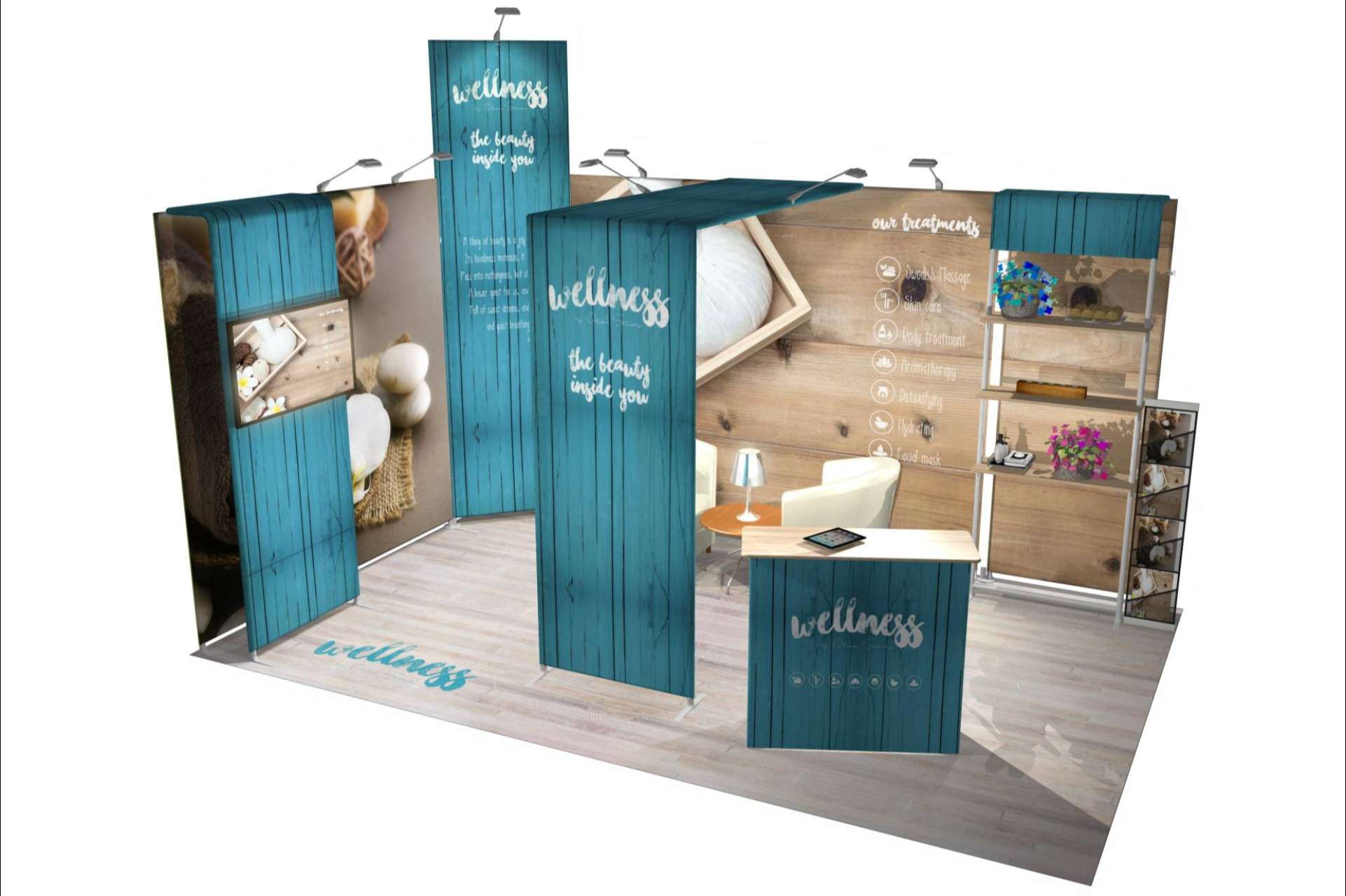 El Stand Contour ideal para ferias y congresos médicos llega de la mano de Olika Stands