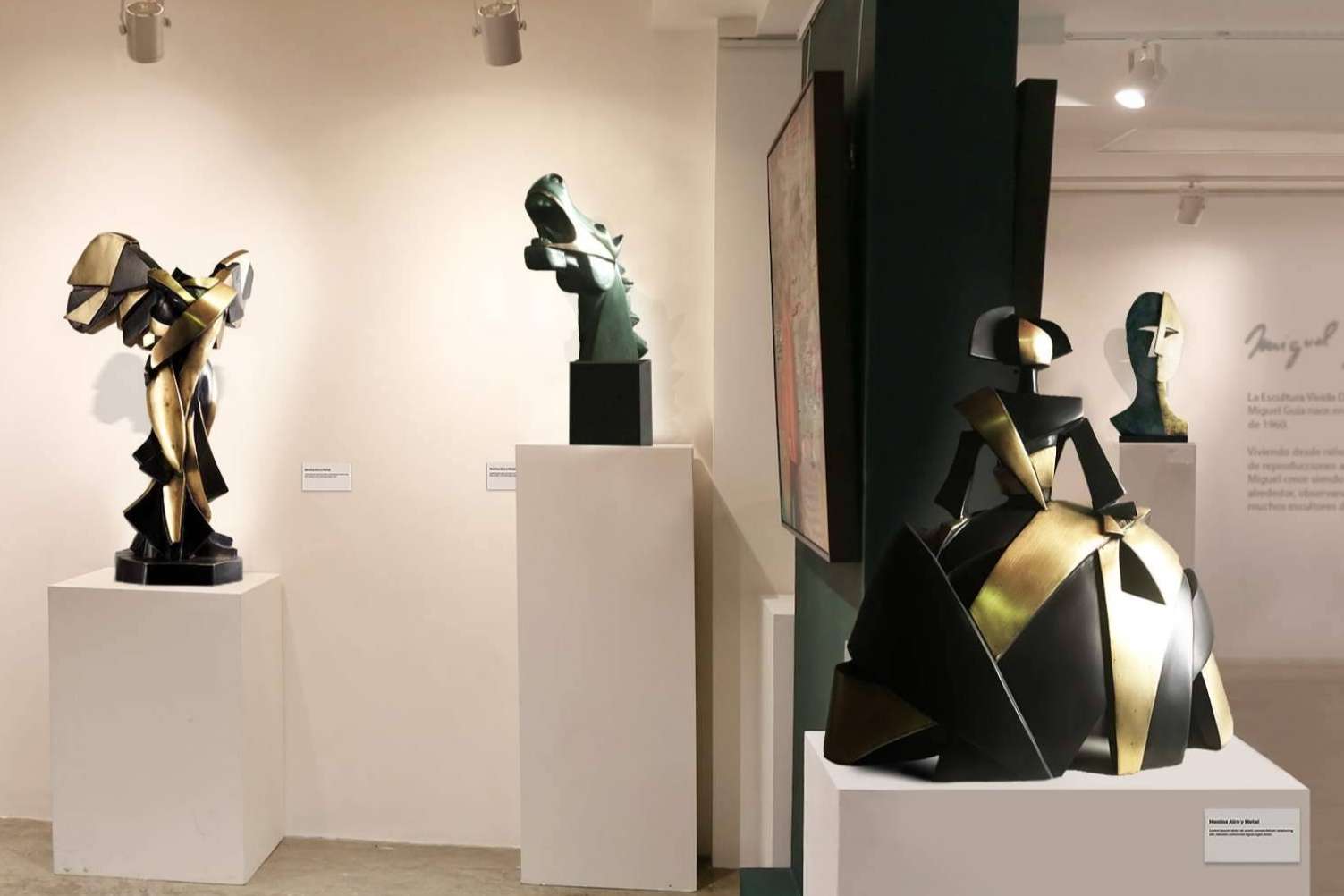 El portafolio de la escultura cubista de Miguel Guía