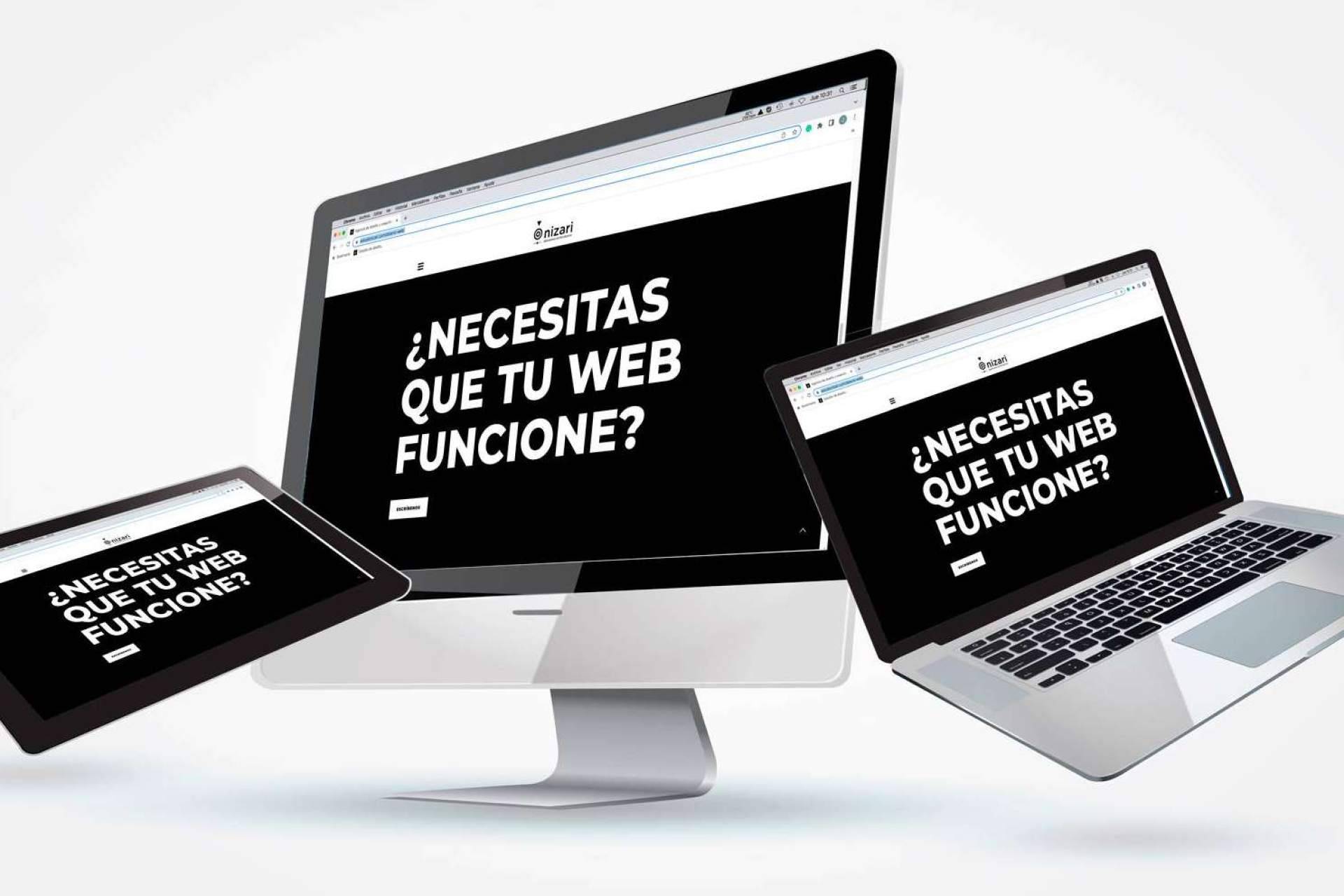 Servicios de diseño web para profesionales y empresa con Estudio Nizari