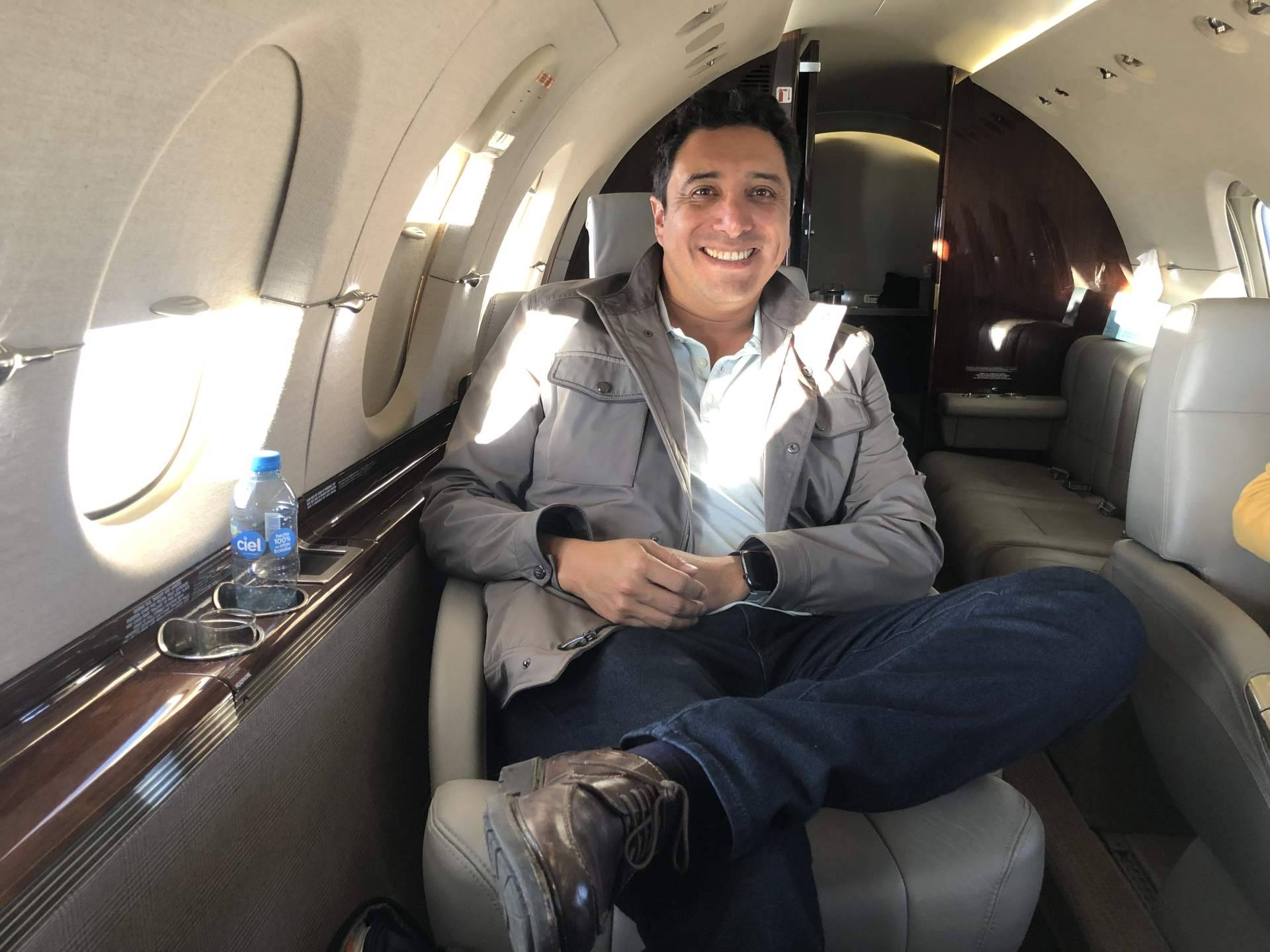 Bernardo Moreno muestra su compromiso con la industria aeronáutica