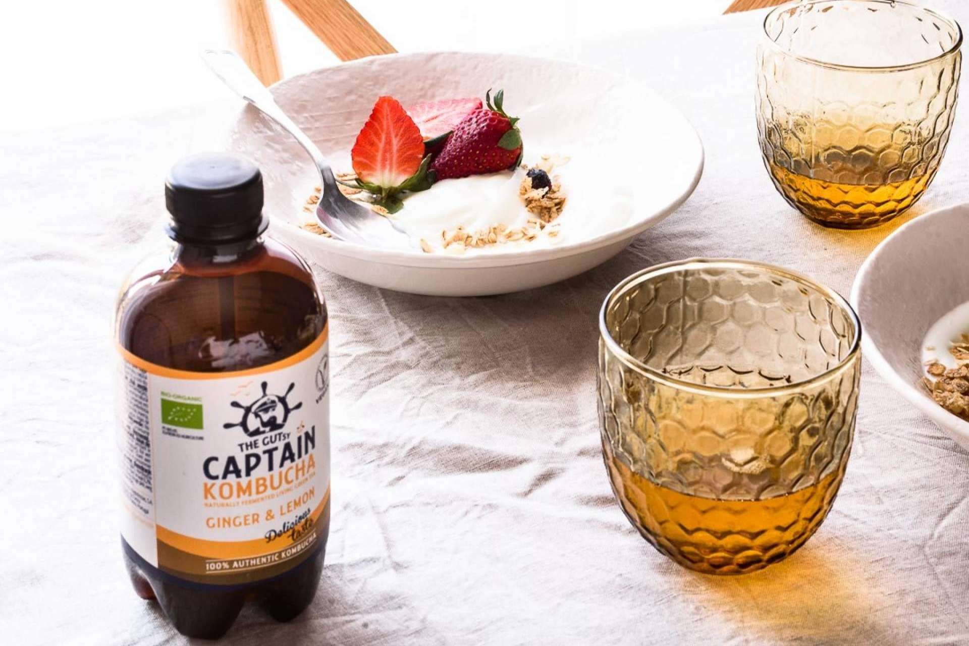 Cuáles son los beneficios de beber Kombucha regularmente, según GUTsy Captain