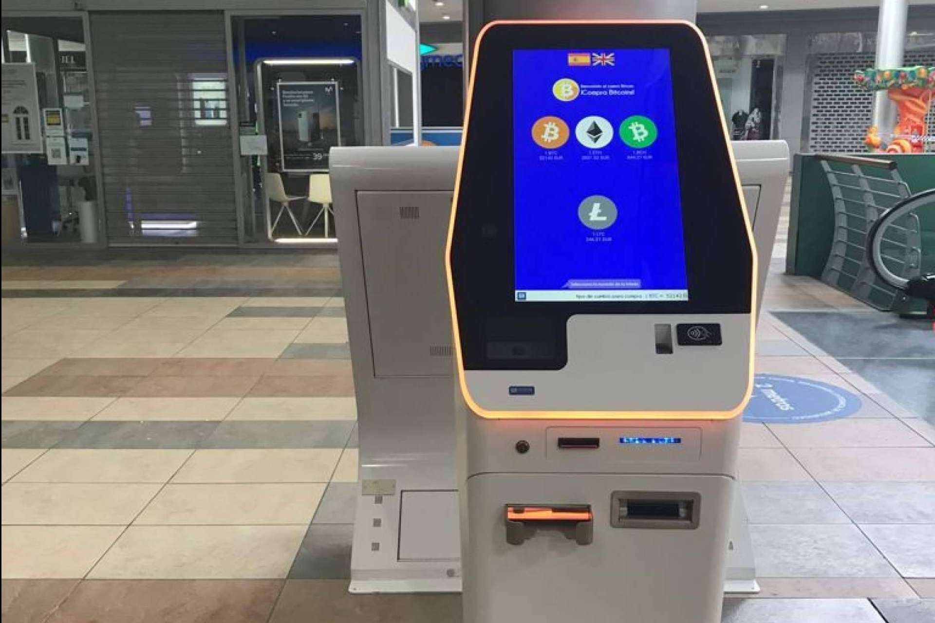 Weex, la compañía española de cajeros de bitcoin, ha expandido su presencia a los centros comerciales Alcampo