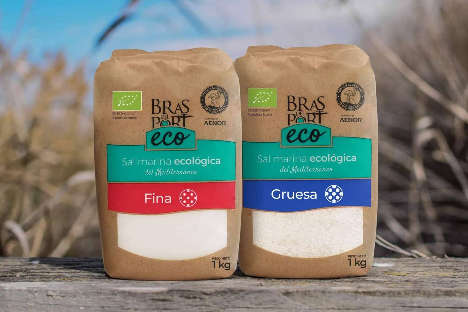 La sal marina eco 100 % natural y 100 % sostenible de Bras del Port