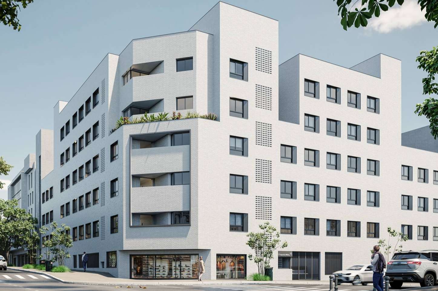 El nuevo residencial de viviendas de la promotora inmobiliaria EBROSA en el barrio más joven de Madrid, 'QUADDRO'