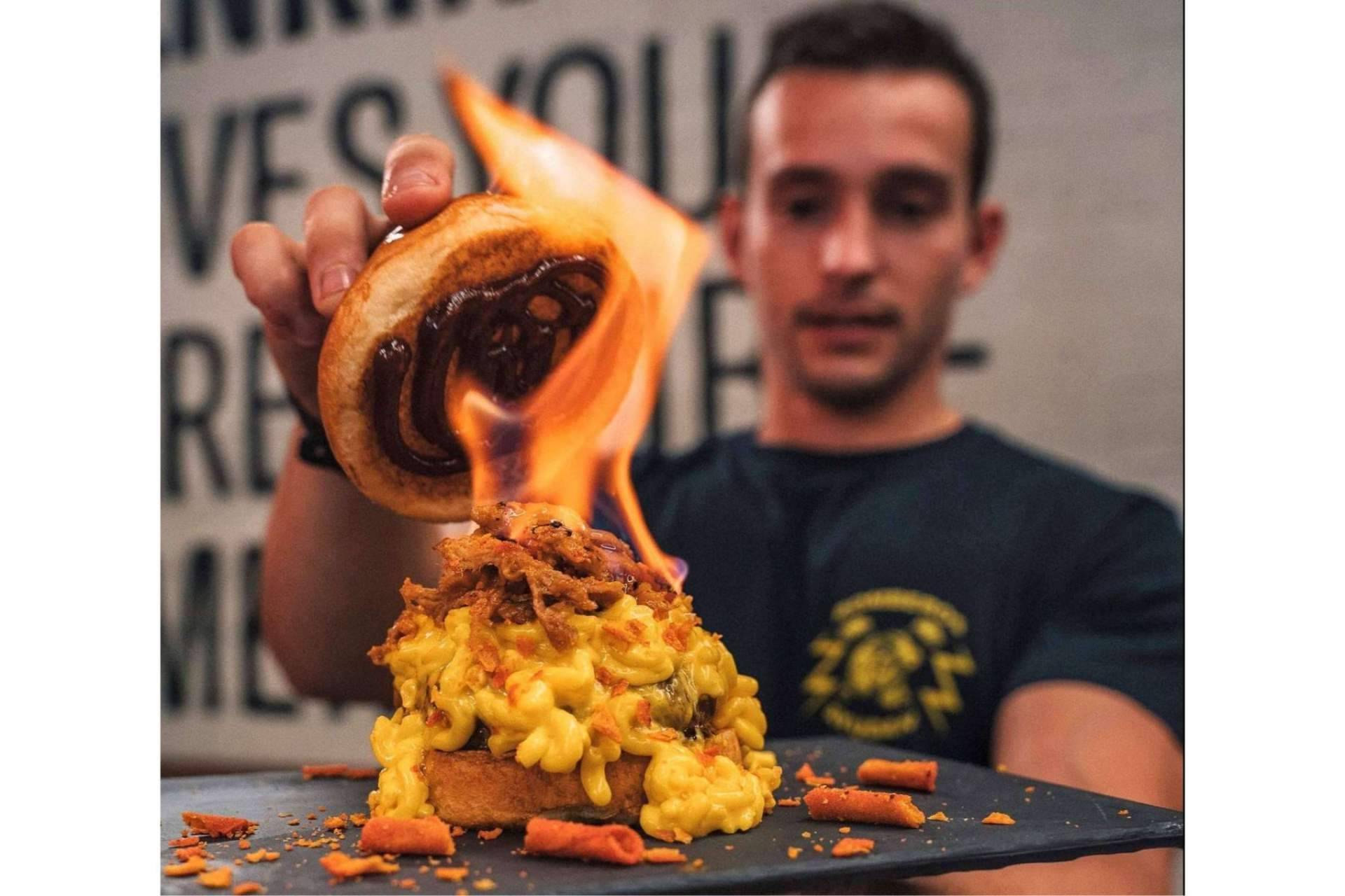 Dani, de @purogocheo gestiona de nuevo la Madrid Burger Showdown