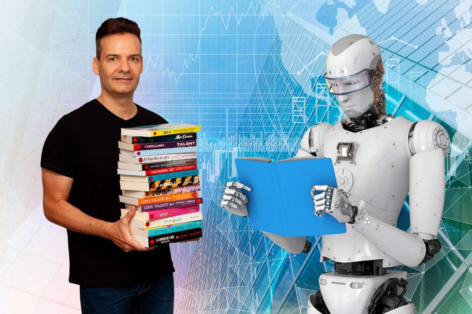 Valen Bailon combina la escritura tradicional con inteligencia artificial y revoluciona el mundo de la no ficción