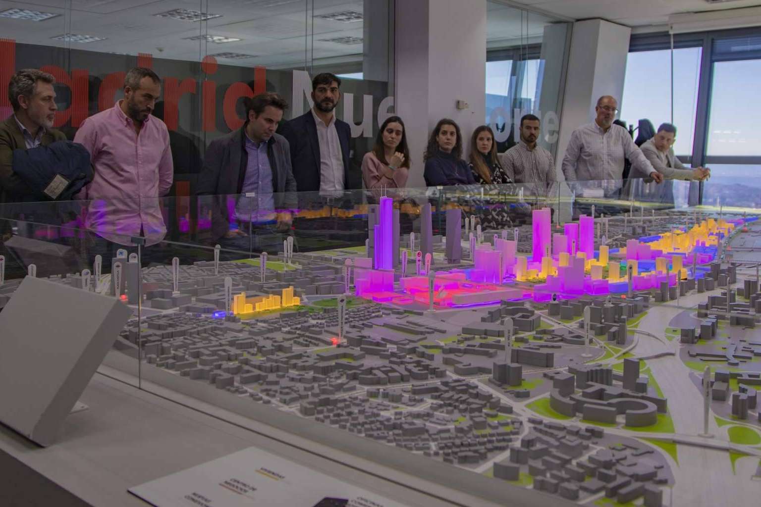 Real Estate Business School visita el proyecto Crea Madrid Nuevo Norte