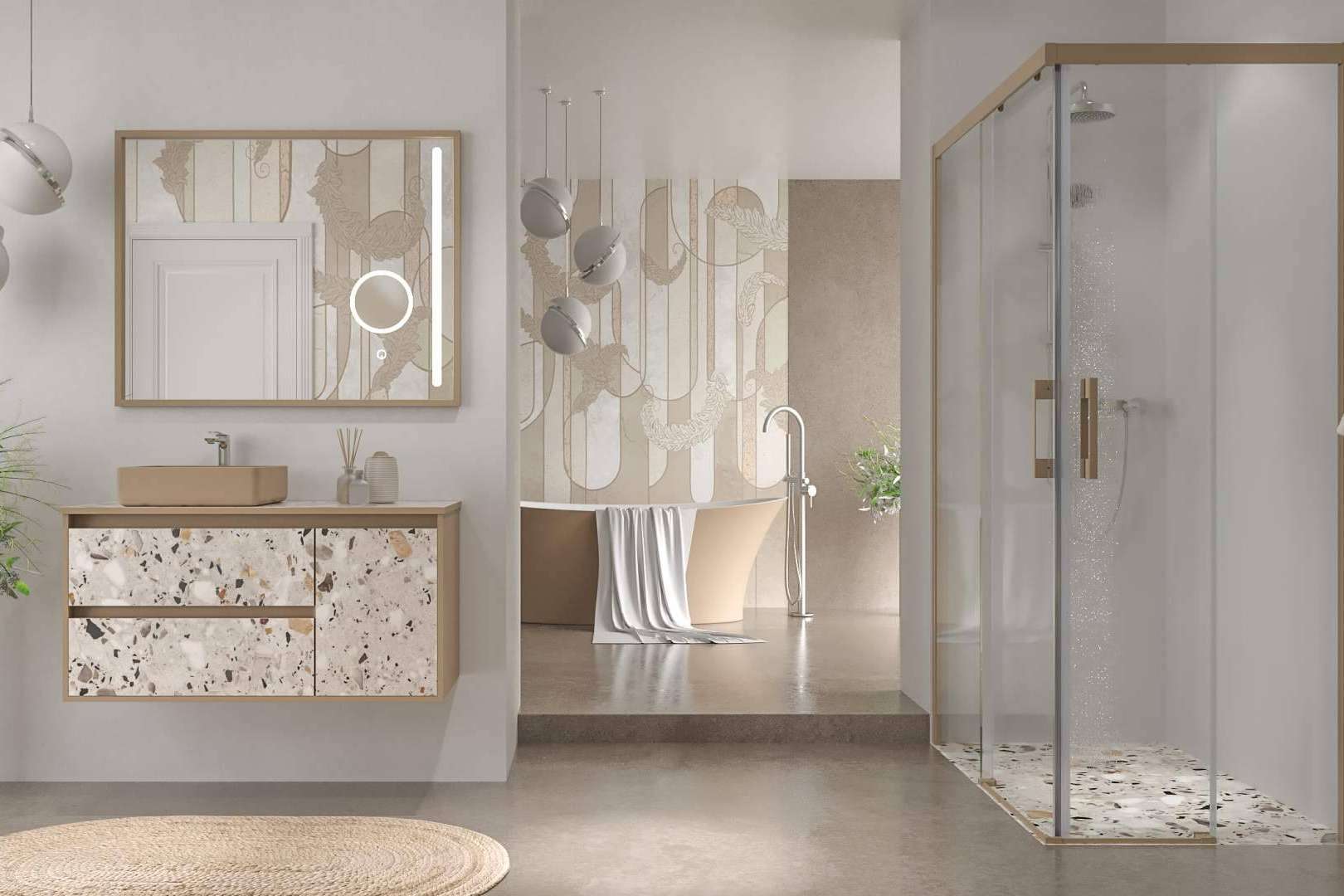 Mamparas de duchas modernas, disponibles en Varobath