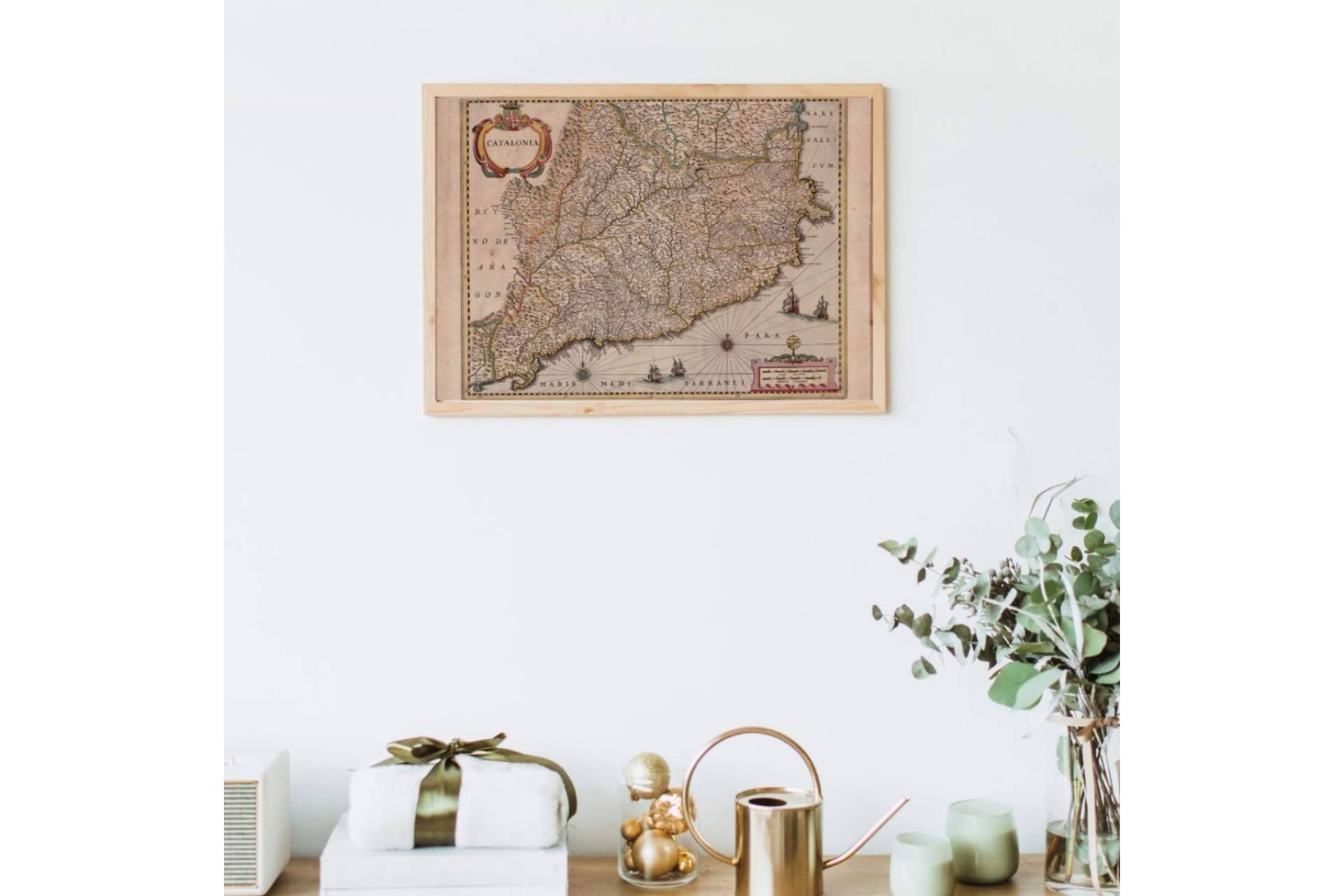 La Retrografía ofrece cartografía antigua para una decoración personalizada en el hogar