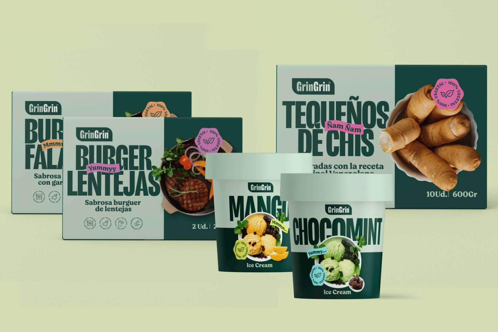 El proceso de renovación de la imagen de GrinGrin Foods