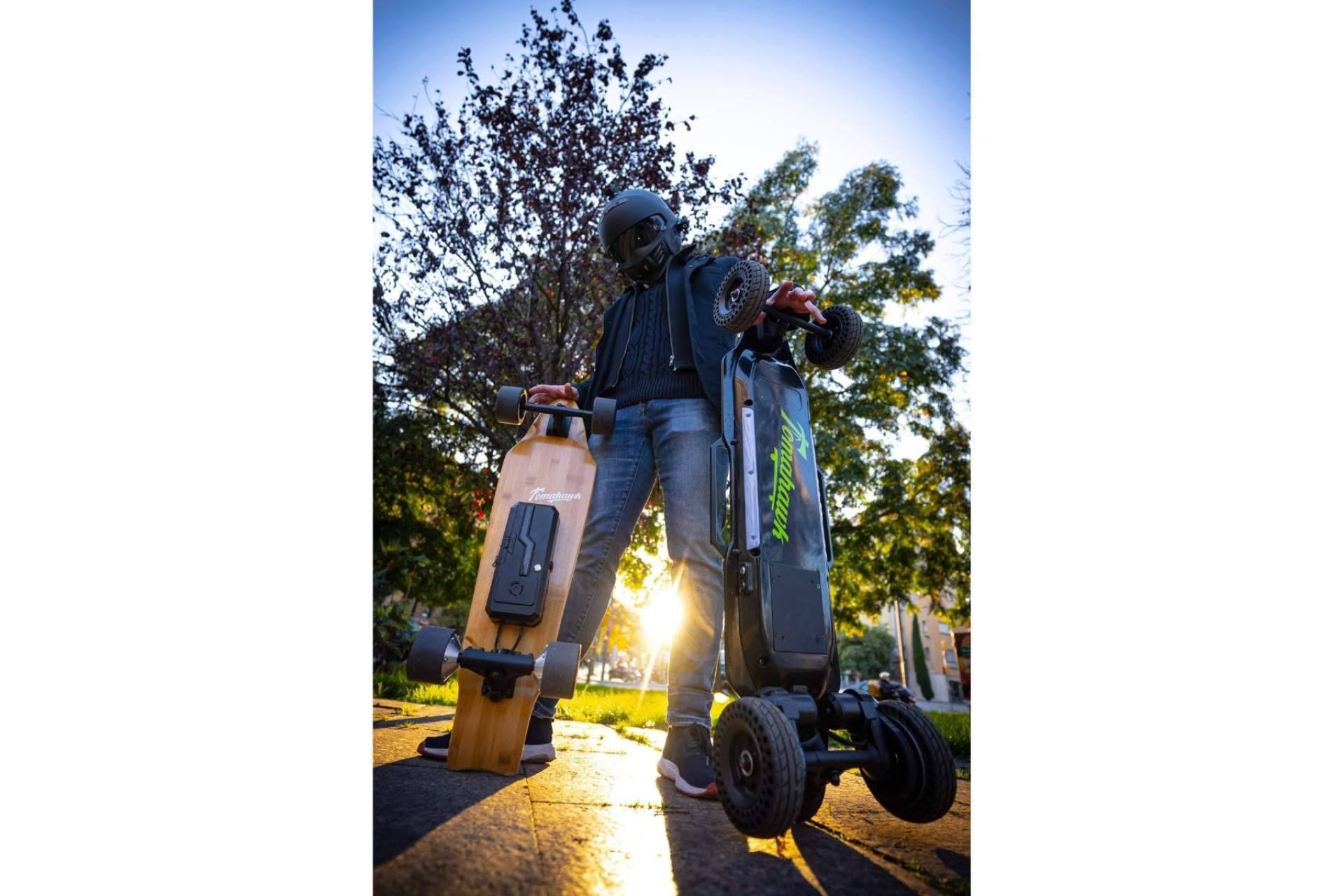 Encontrar una amplia variedad de longboards eléctricos sostenibles en Tomahawk Skateboards