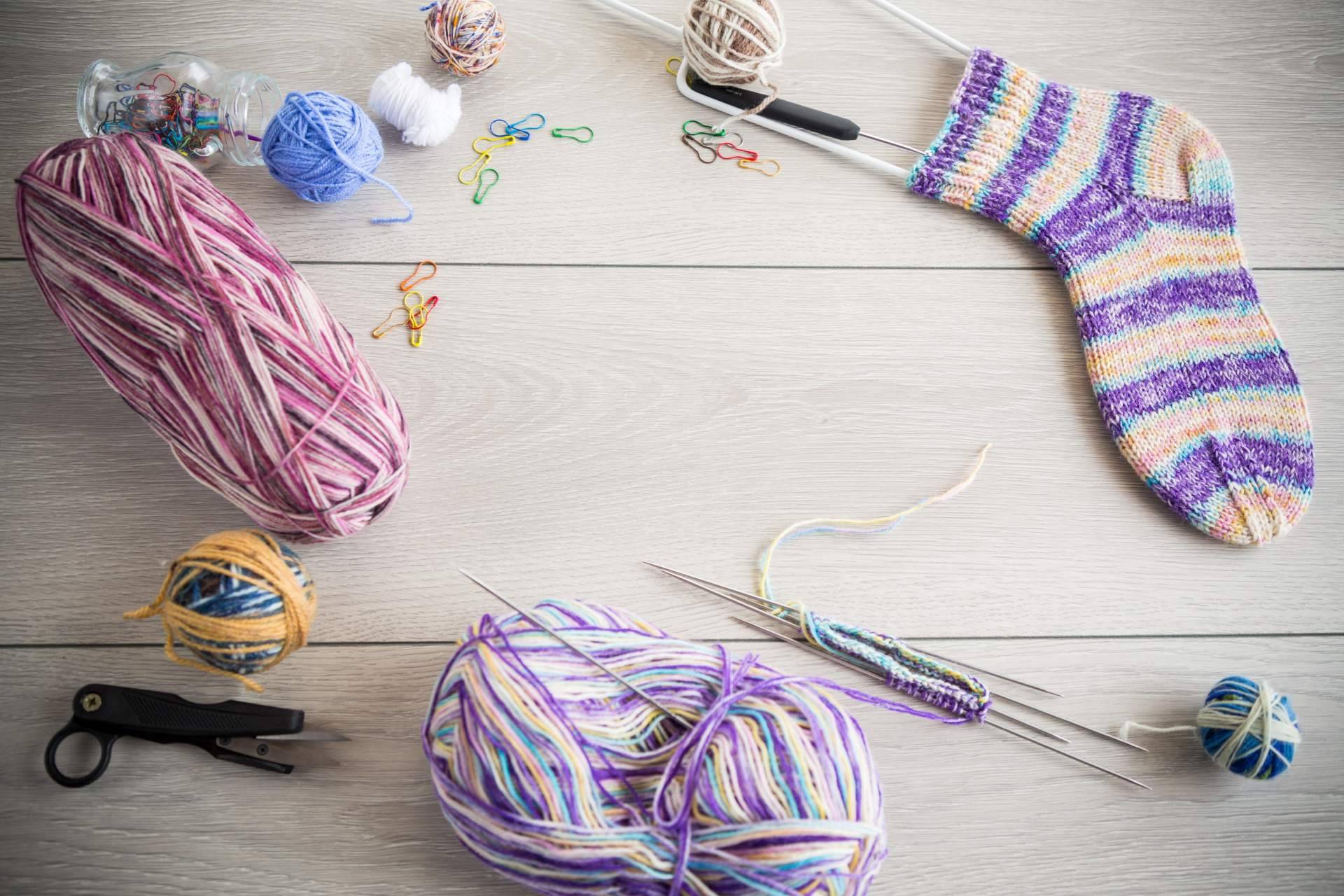 Las agujas de tejer de Lidia Crochet Tricot, mercería de calidad