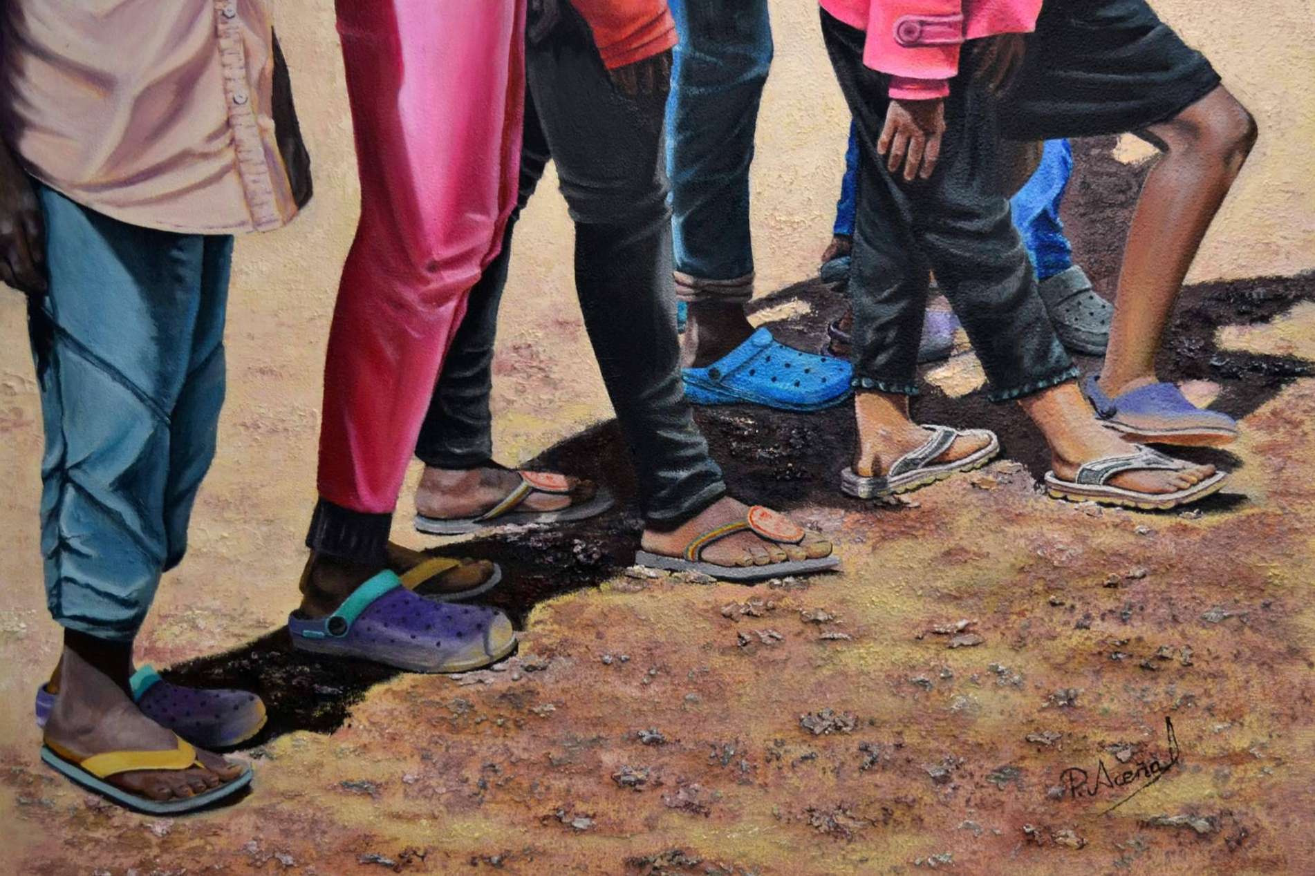 Miles de obras llenan las galerías del Taller de Dibujo y Pintura Aceña Olmedo