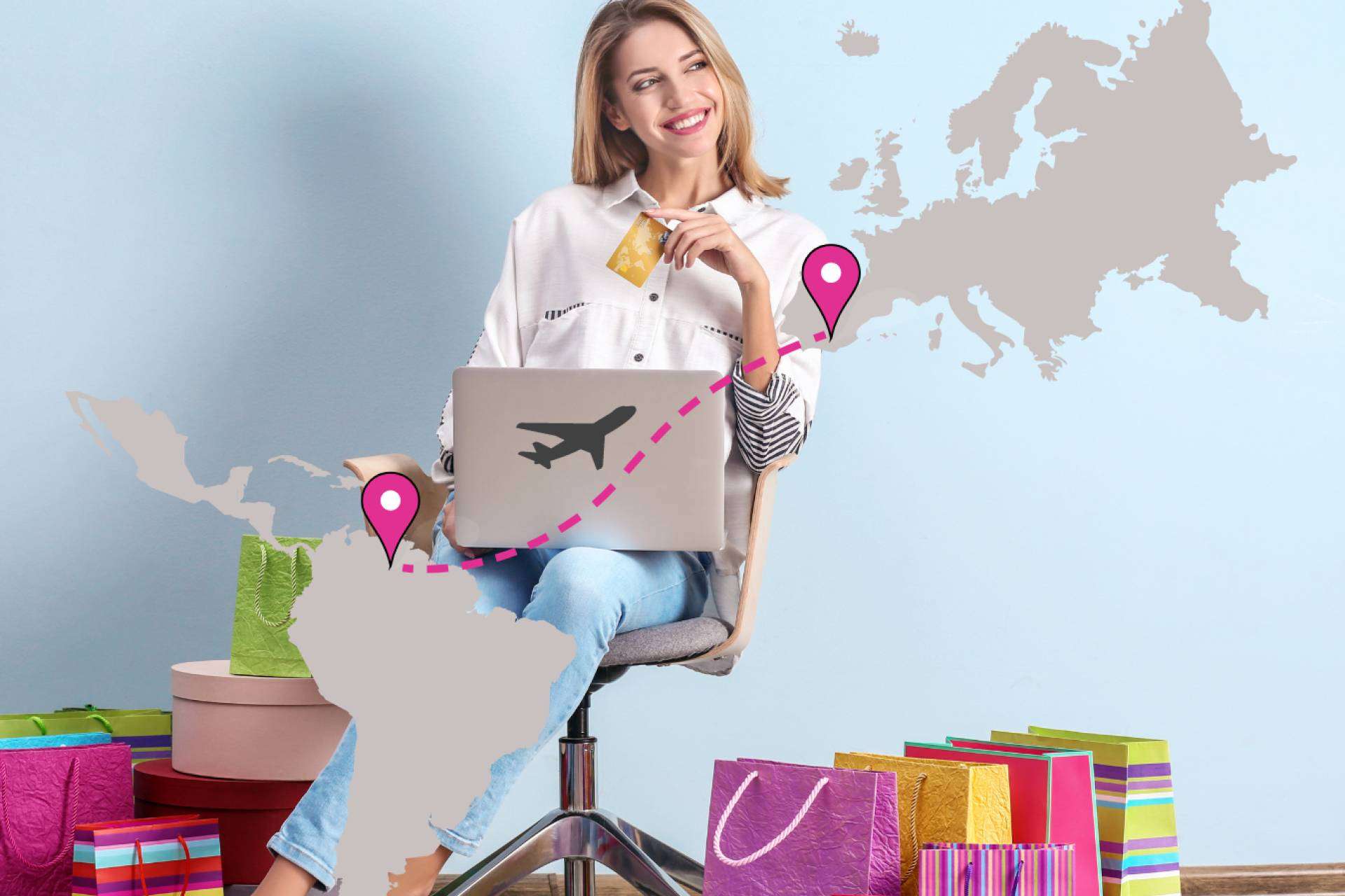 Enviar los productos que se necesitan de Europa en un click