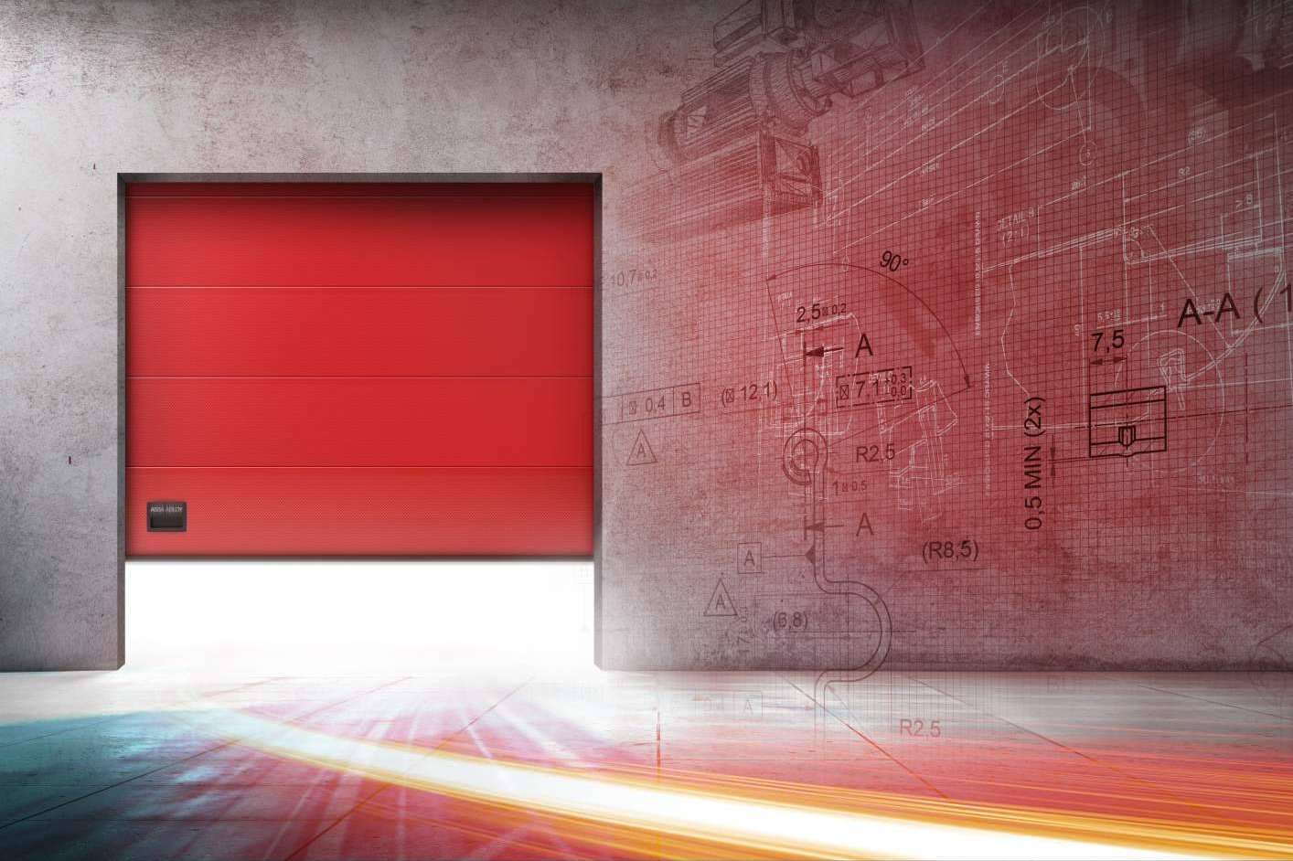 Puertas seccionales de ASSA ABLOY; funcionalidad, seguridad y aislamiento para instalaciones industriales