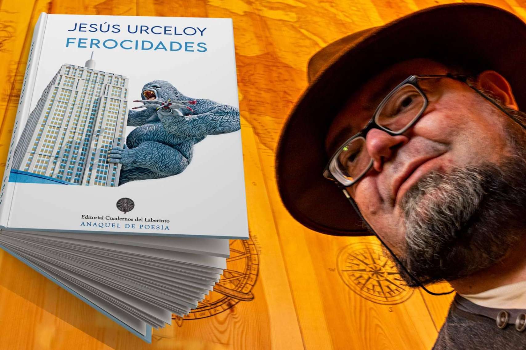 Ferocidades, el nuevo poemario de Urceloy; ritmos, métricas, silencios y desviaciones
