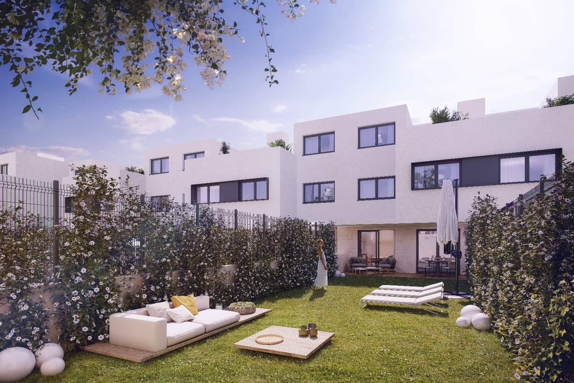 La promoción de unifamiliares El Jardín de las Suertes sigue con las obras según los plazos establecidos