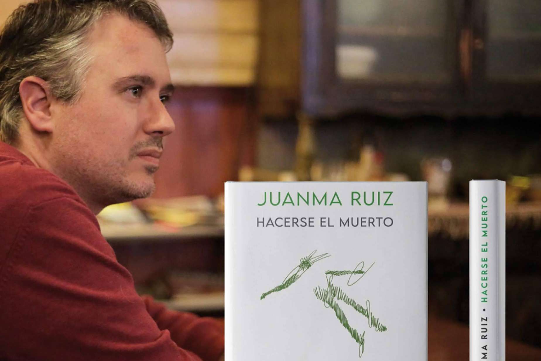 Llega a las librerías el nuevo poemario de Juanma Ruiz, 'Hacerse el muerto', un andamiaje de dolor y esperanza
