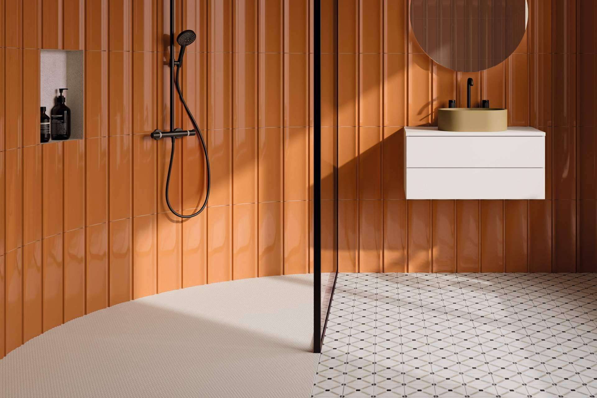 Enumeración de las claves para seleccionar azulejos para suelos de ducha, por Duritti Cerámica