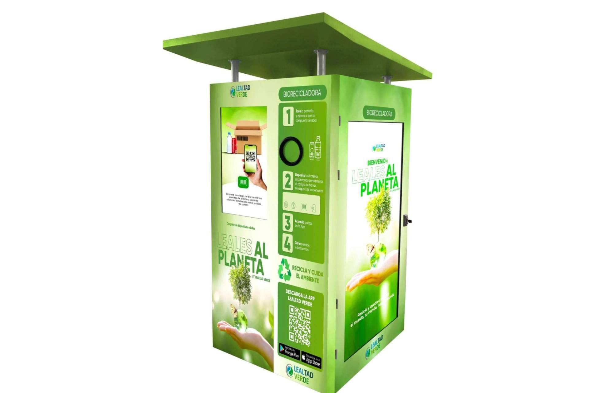 Lealtad Verde ofrece máquinas de reciclaje inverso
