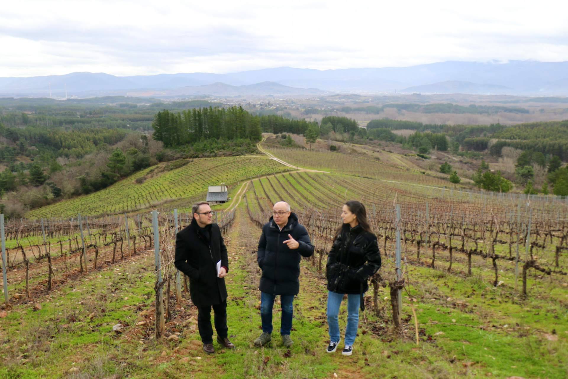 Agustín Trapero, Mejor Sumiller Español del Año 2023, recorre los viñedos del Bierzo con Gancedo