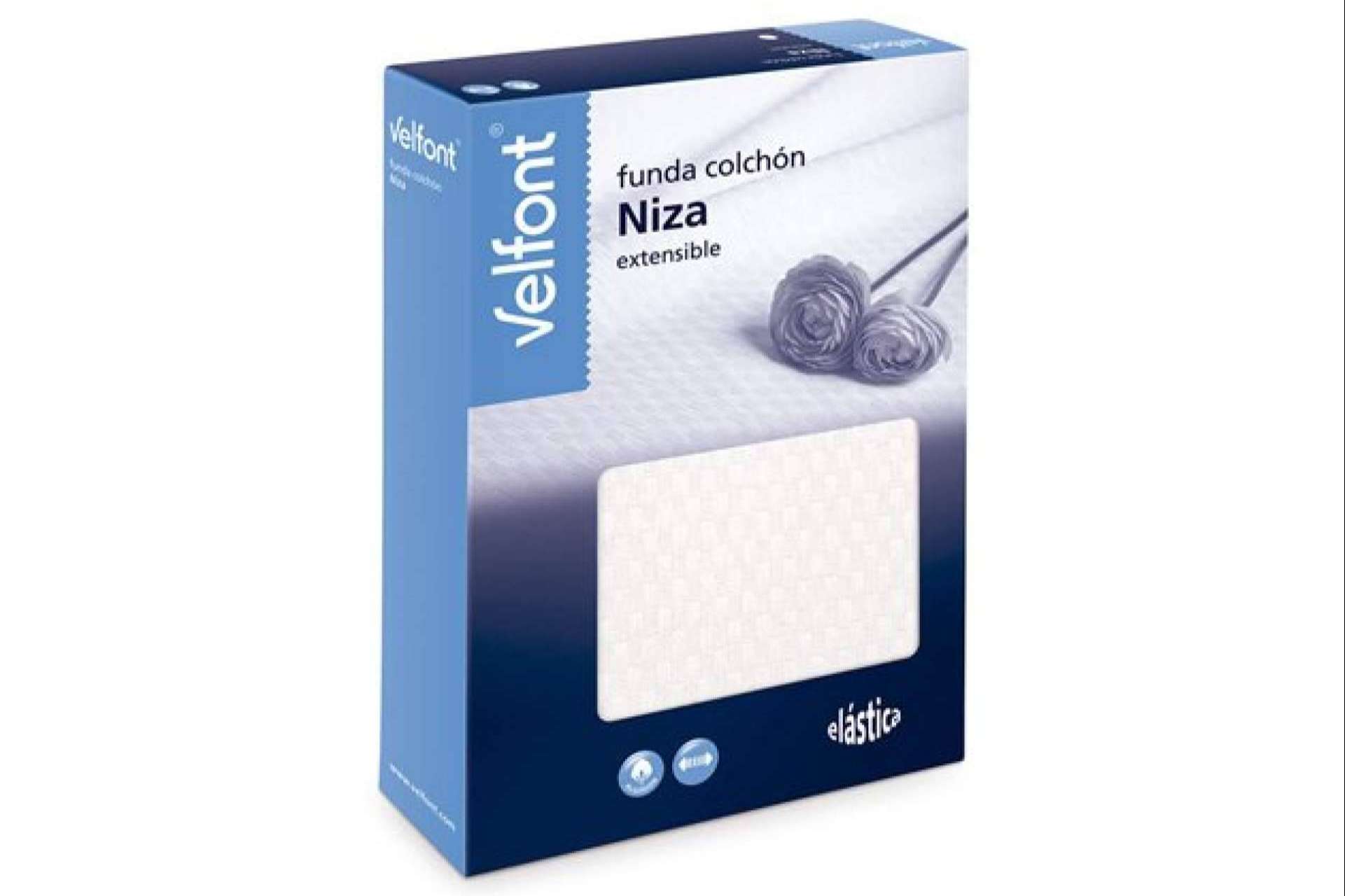 La funda de colchón Niza de Velfont se encuentra disponible en Tiendas Pavo