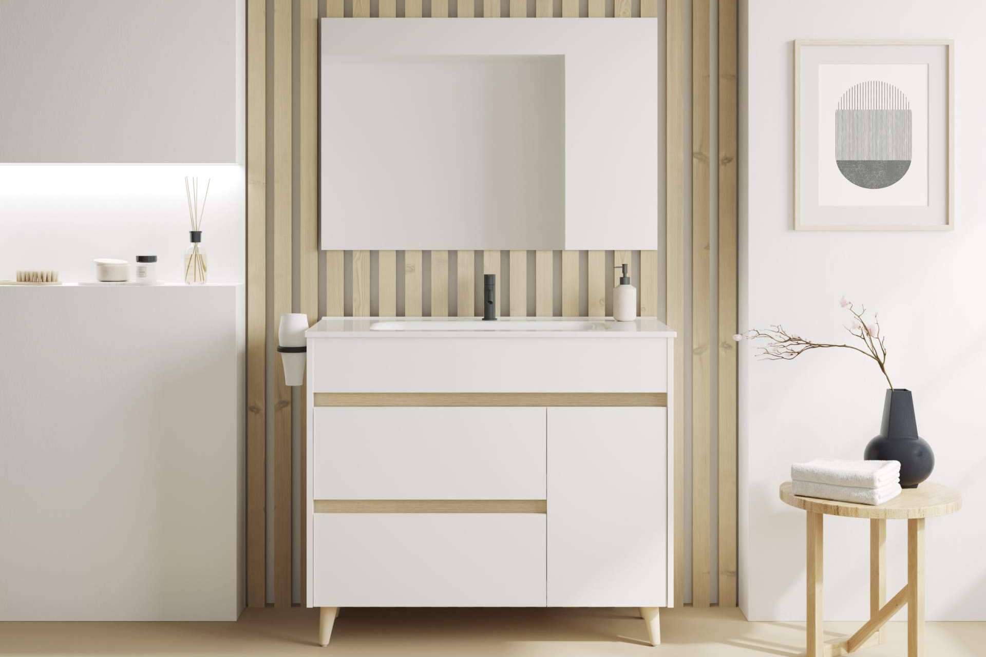 El amplio catálogo de muebles para el baño de Mamparas Blau
