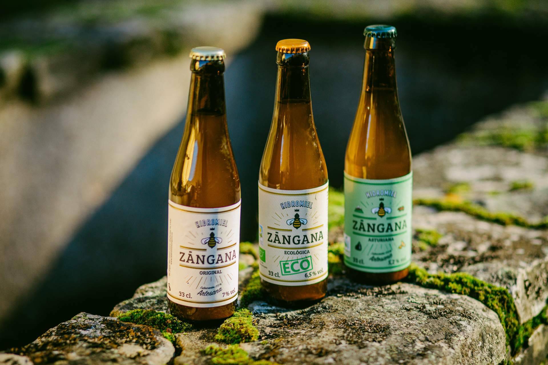 Bebidas ecológicas de Hidromiel Zángana