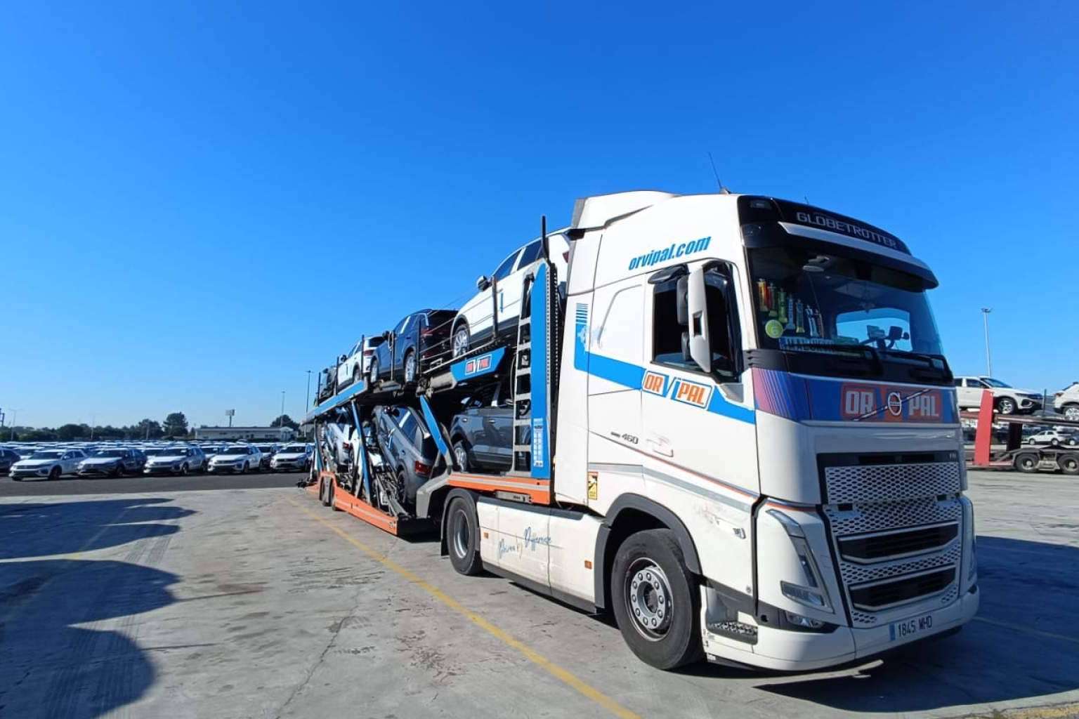 La empresa de transporte de coches en España Orvipal y sus servicios