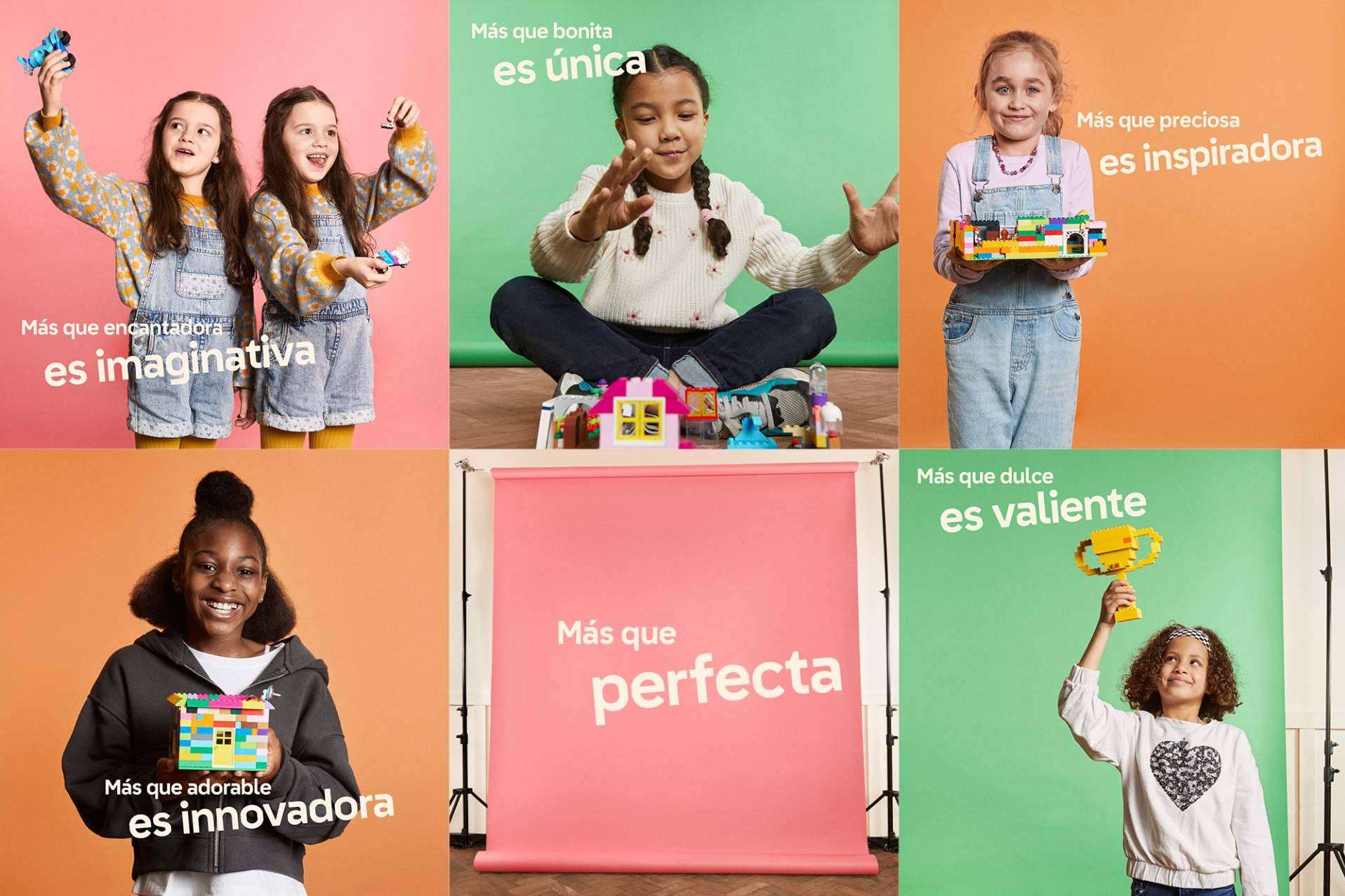 LEGO revela que 3 de cada 5 niñas se sienten presionadas por los mensajes de perfección y los prejuicios lingüísticos