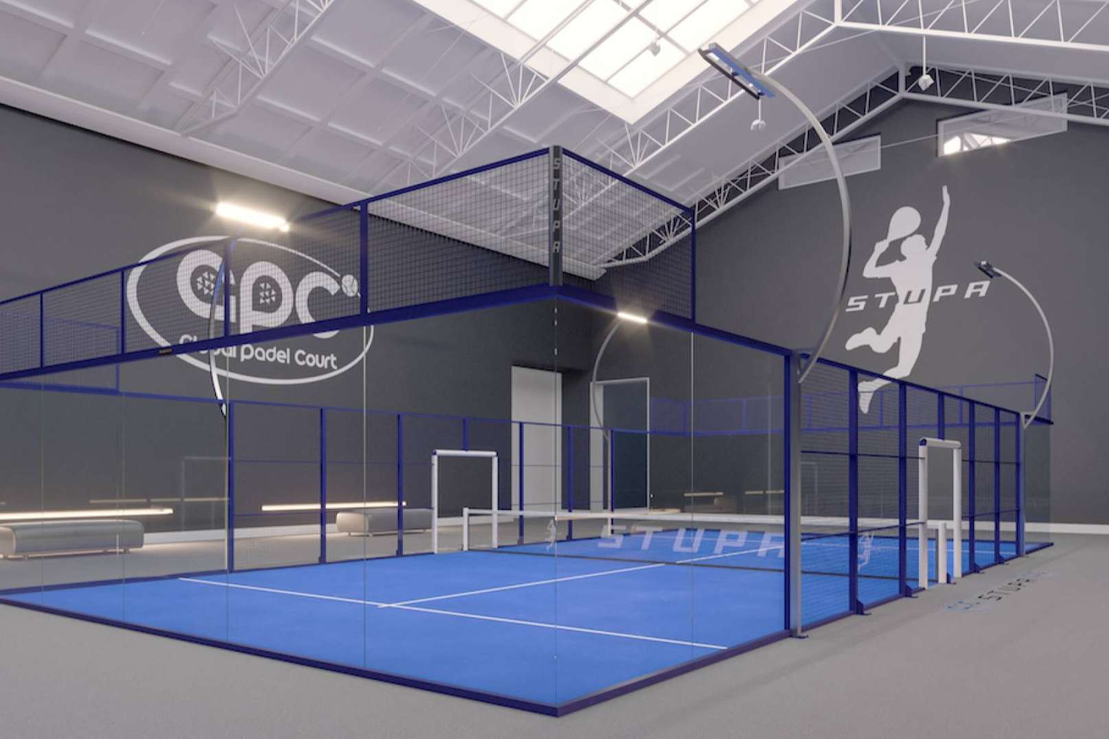 Global Padel Court diseña una pista de pádel para Franco 'Stupa', nº6 del ranking FIP