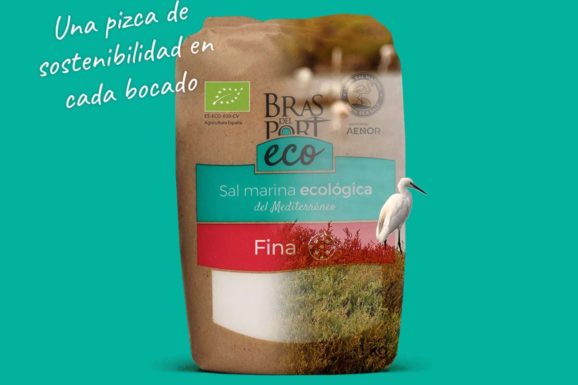 La sal marina producida en las salinas de Santa Pola que cuenta con sello ecológico y es ejemplo de sostenibilidad