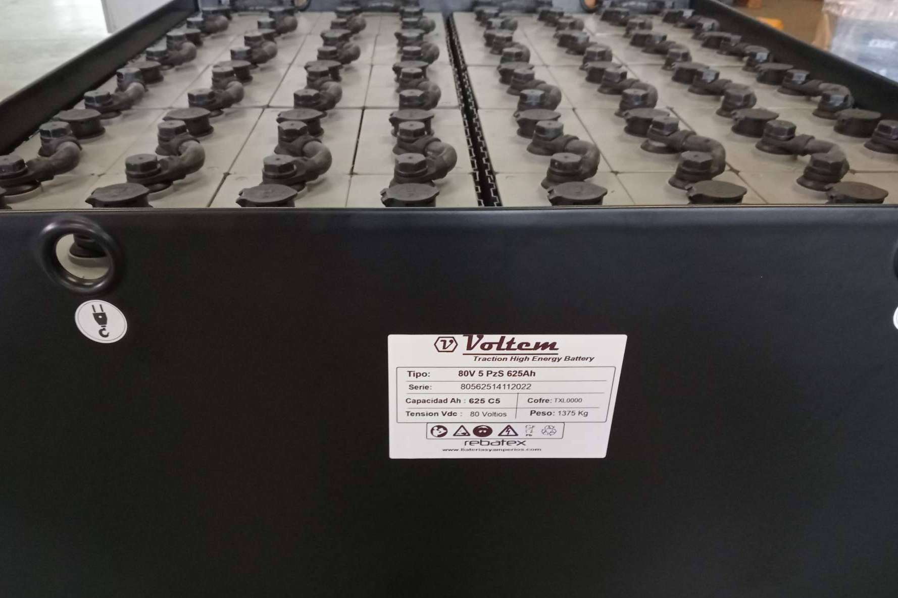 Importancia y características de las baterías de 80V para carretillas de carga, por Baterías y Amperios