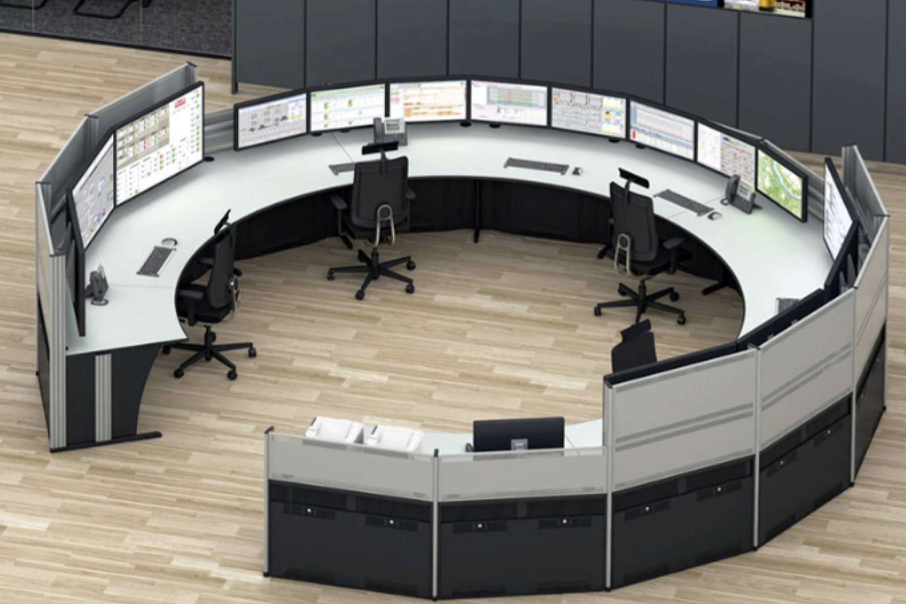 Mejorar la eficiencia y la productividad en las salas de control, con el mobiliario de OfficeDeco