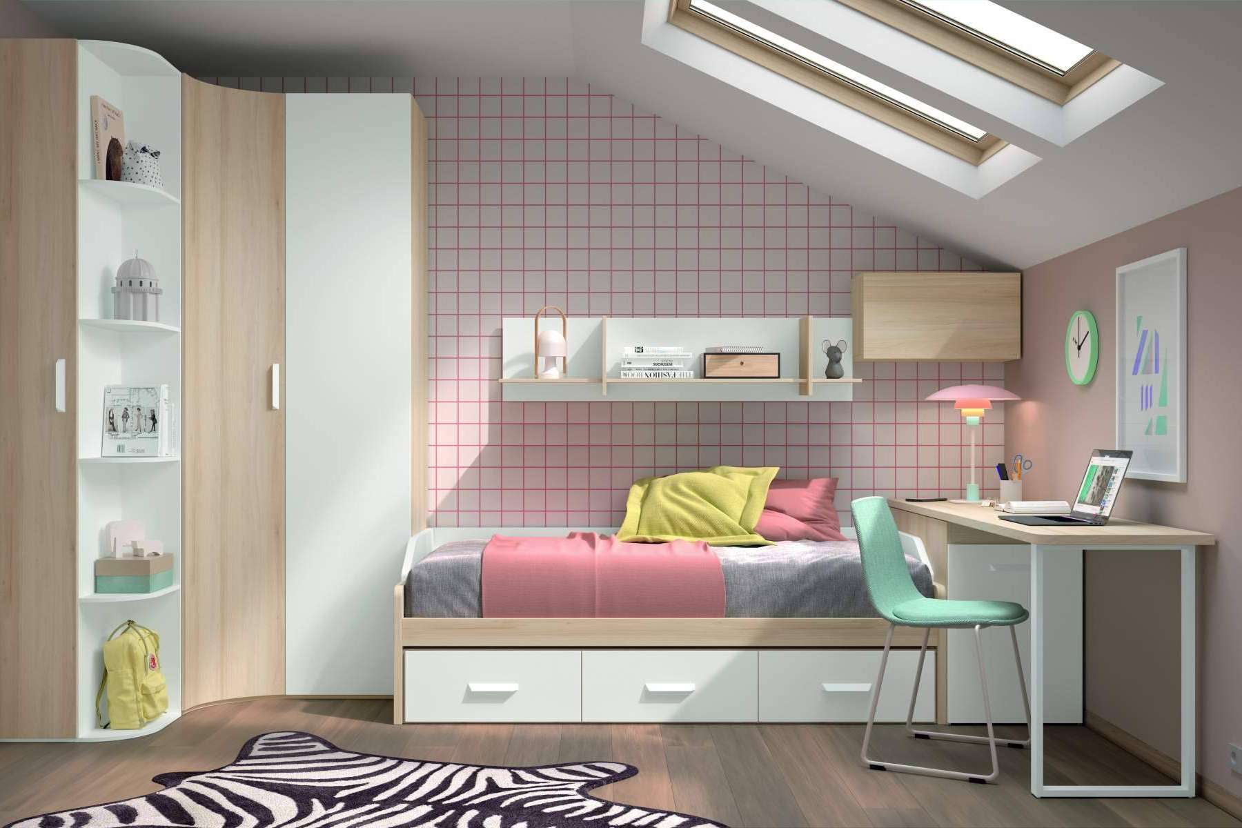 Las habitaciones juveniles más prácticas, de la mano de la tienda Tifón Muebles