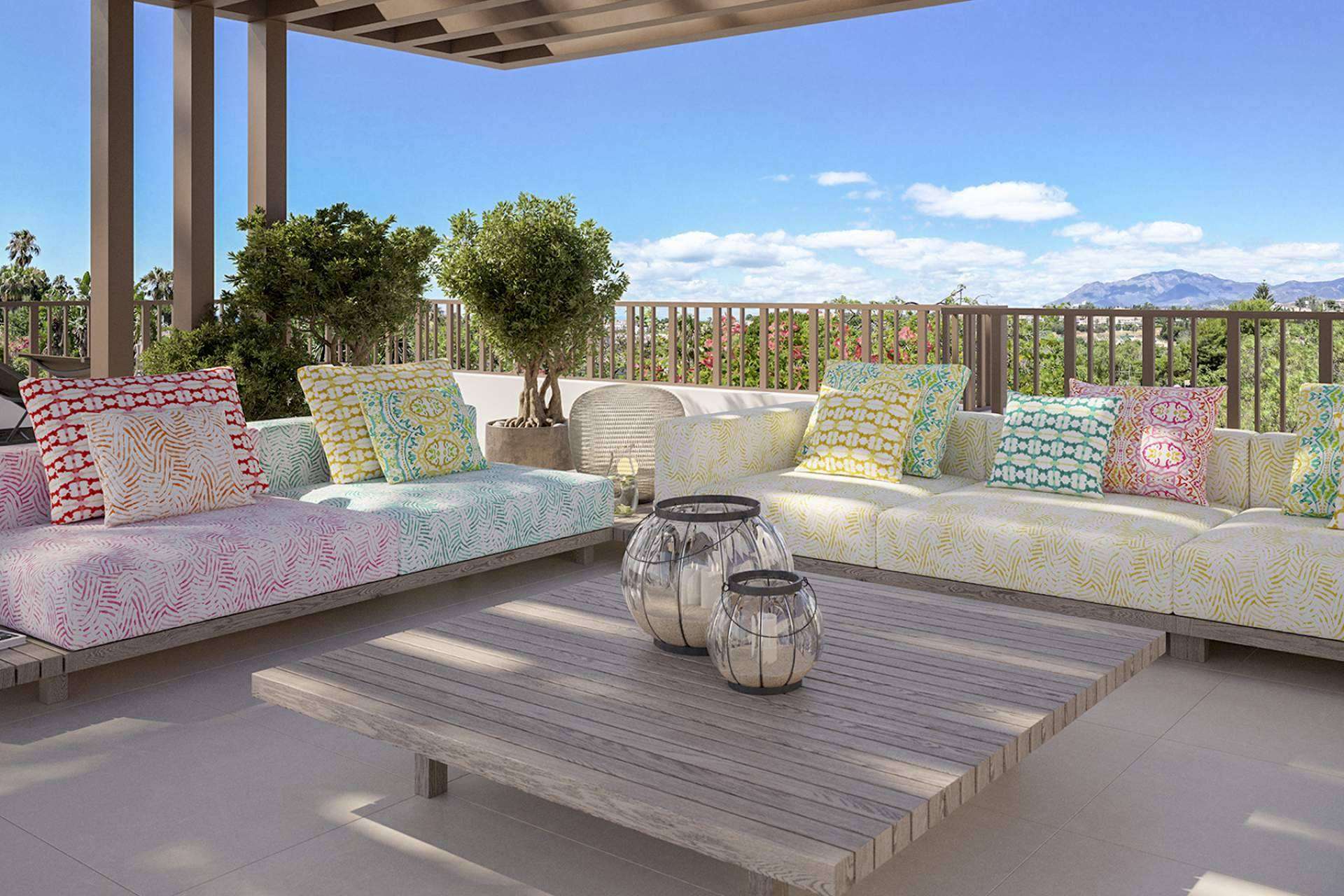 Renovar los espacios exteriores con la línea Sun+Sun de Rioma