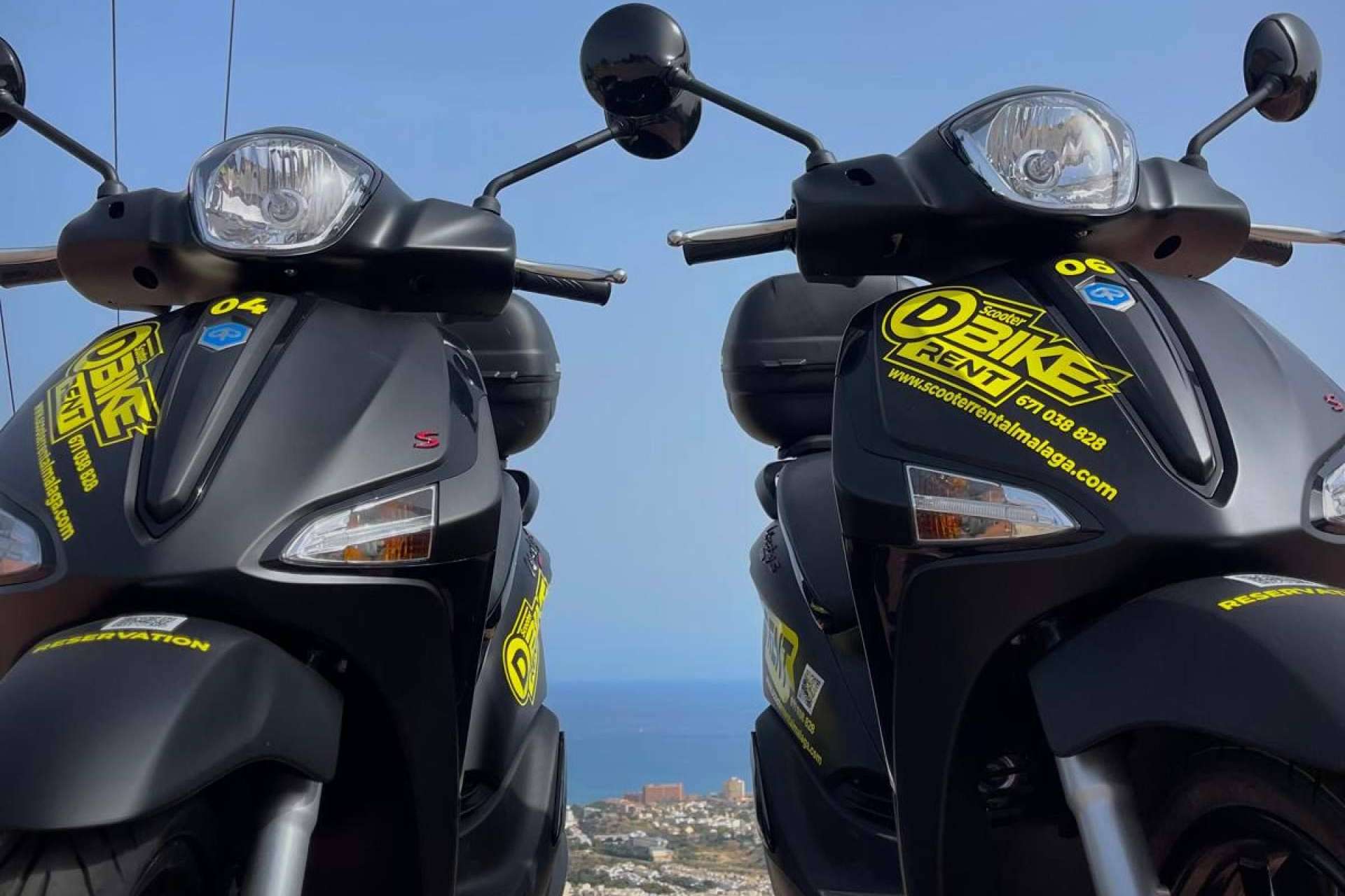 Motos en alquiler en Málaga