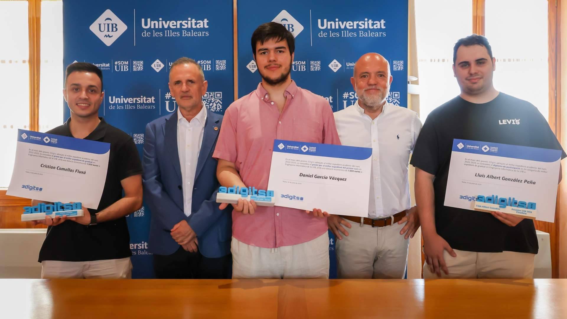 Premios 3digits en Ingeniería Informática de la UIB
