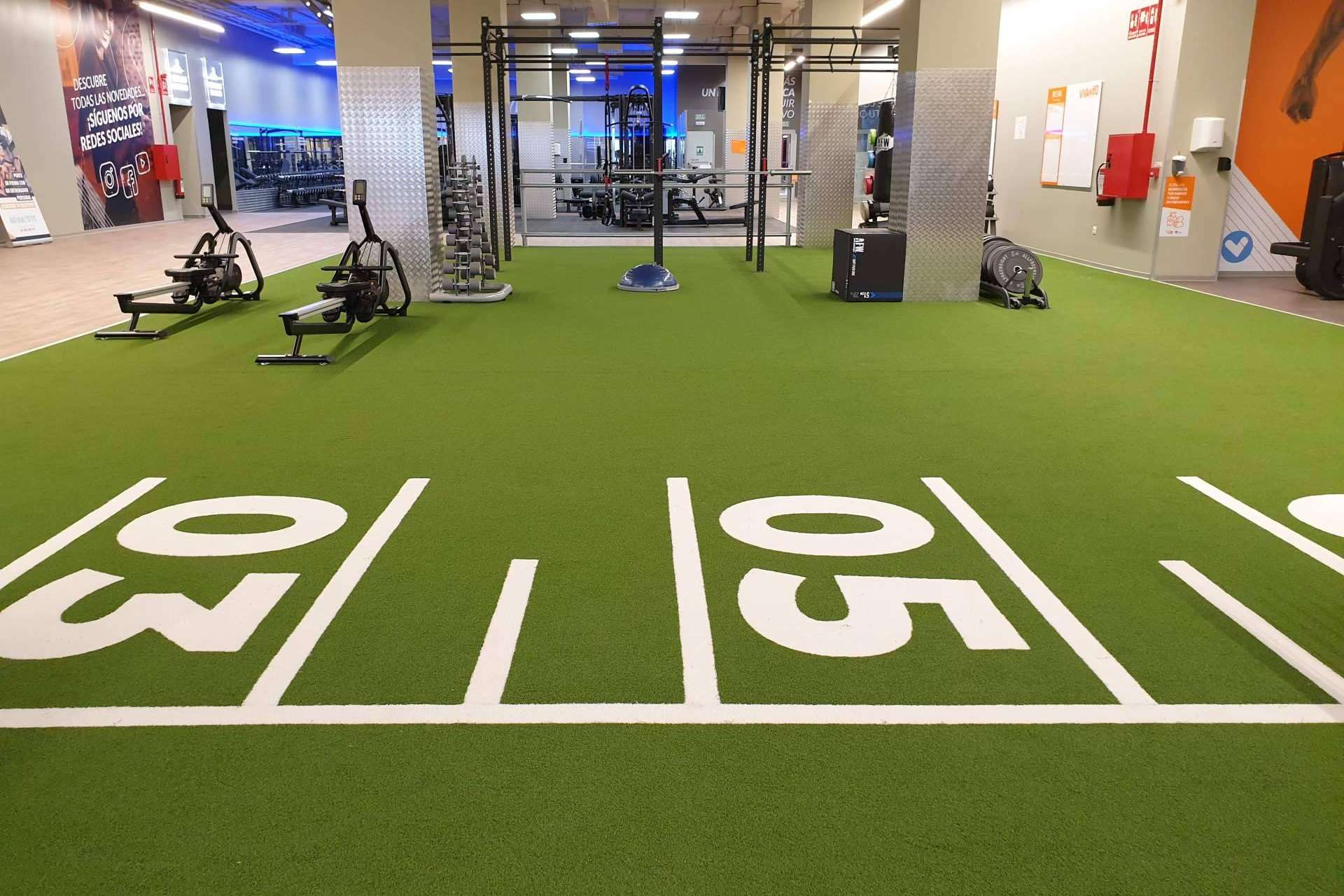 VivaGym cuenta con zonas especialmente preparadas para llevar a cabo un entrenamiento funcional