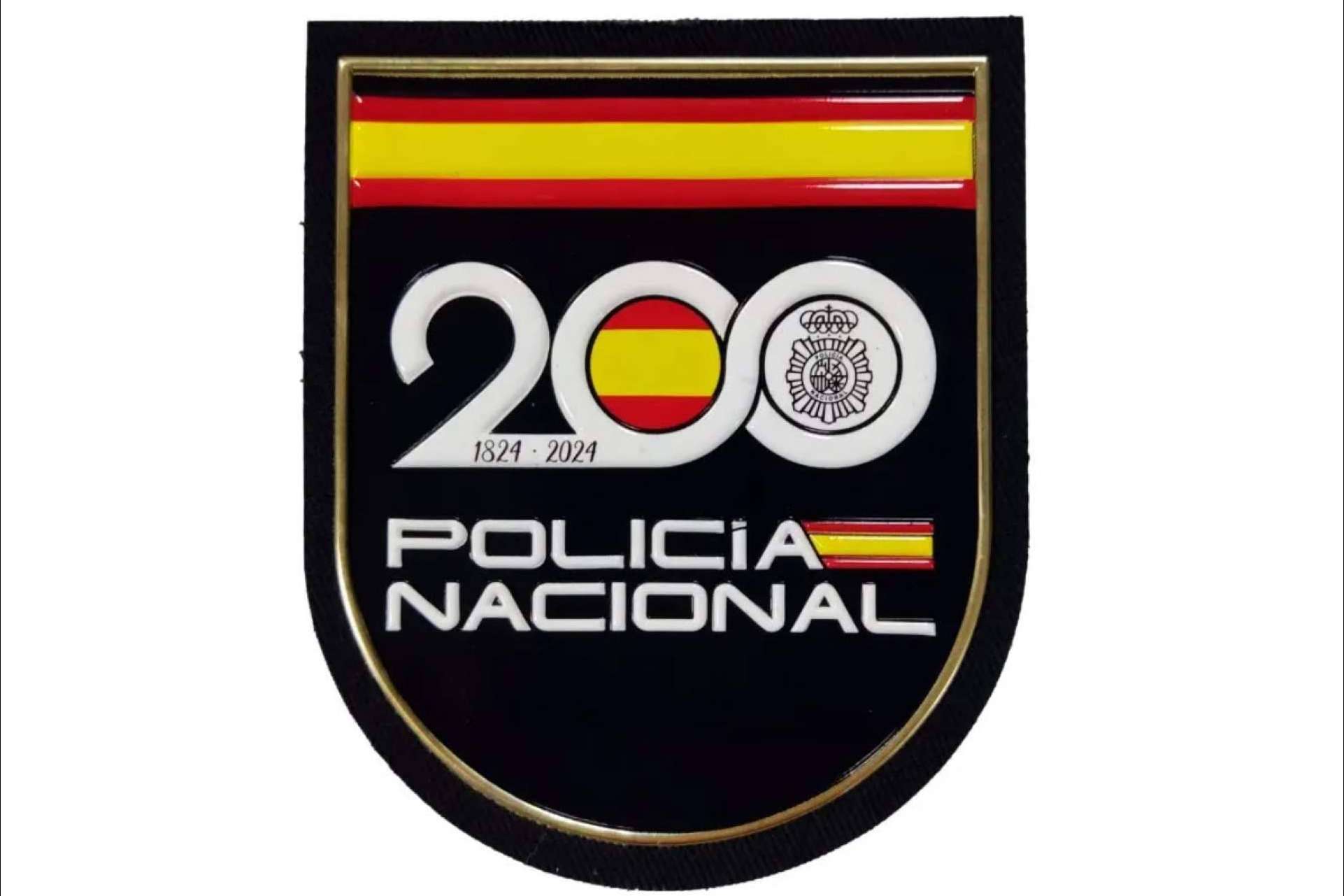 El Parche conmemorativo del 200 aniversario del Cuerpo Nacional de Policia, disponible en Tienda Shoke