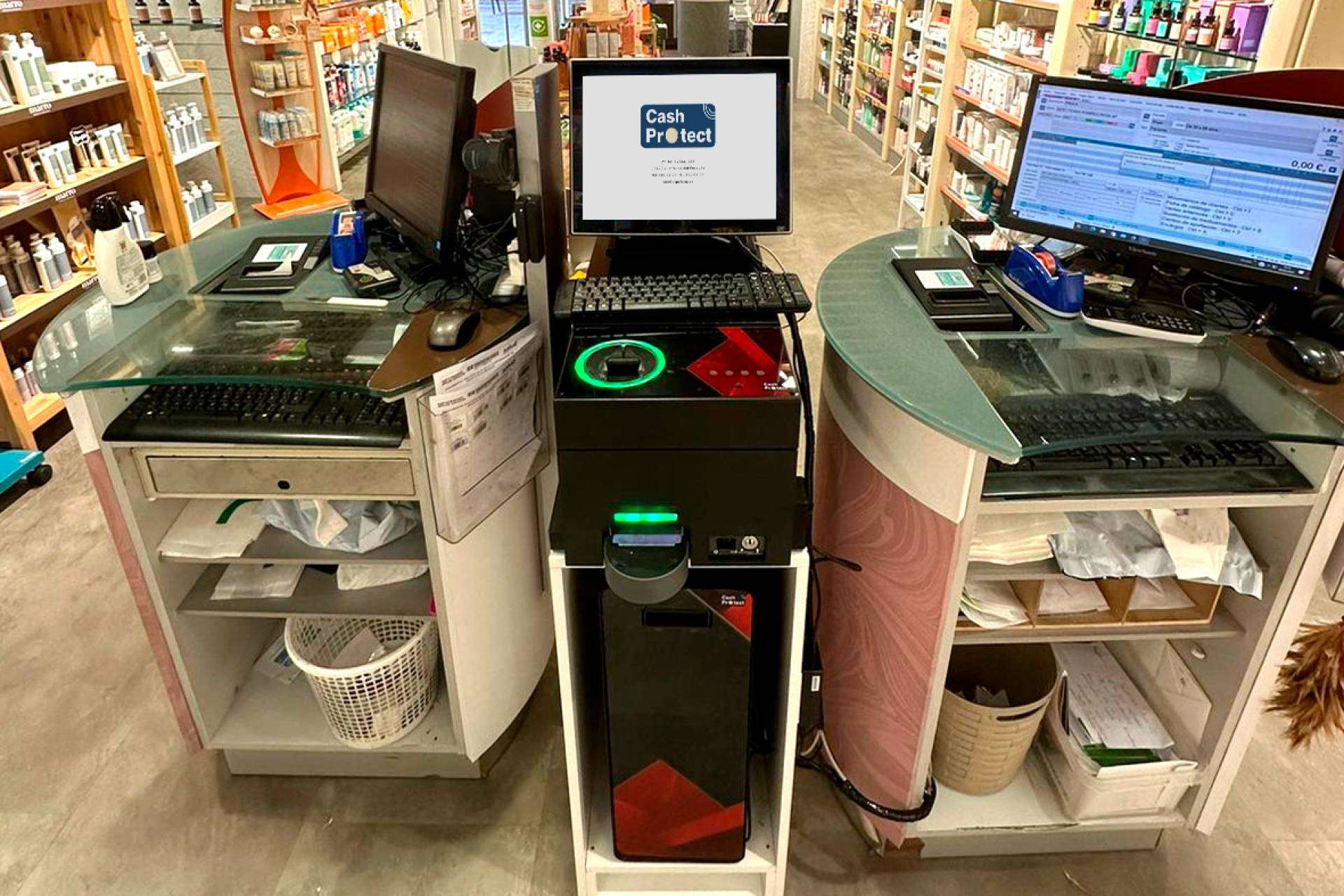 CashProtect cuenta con máquinas de cobro automático que se adaptan a distintos locales comerciales