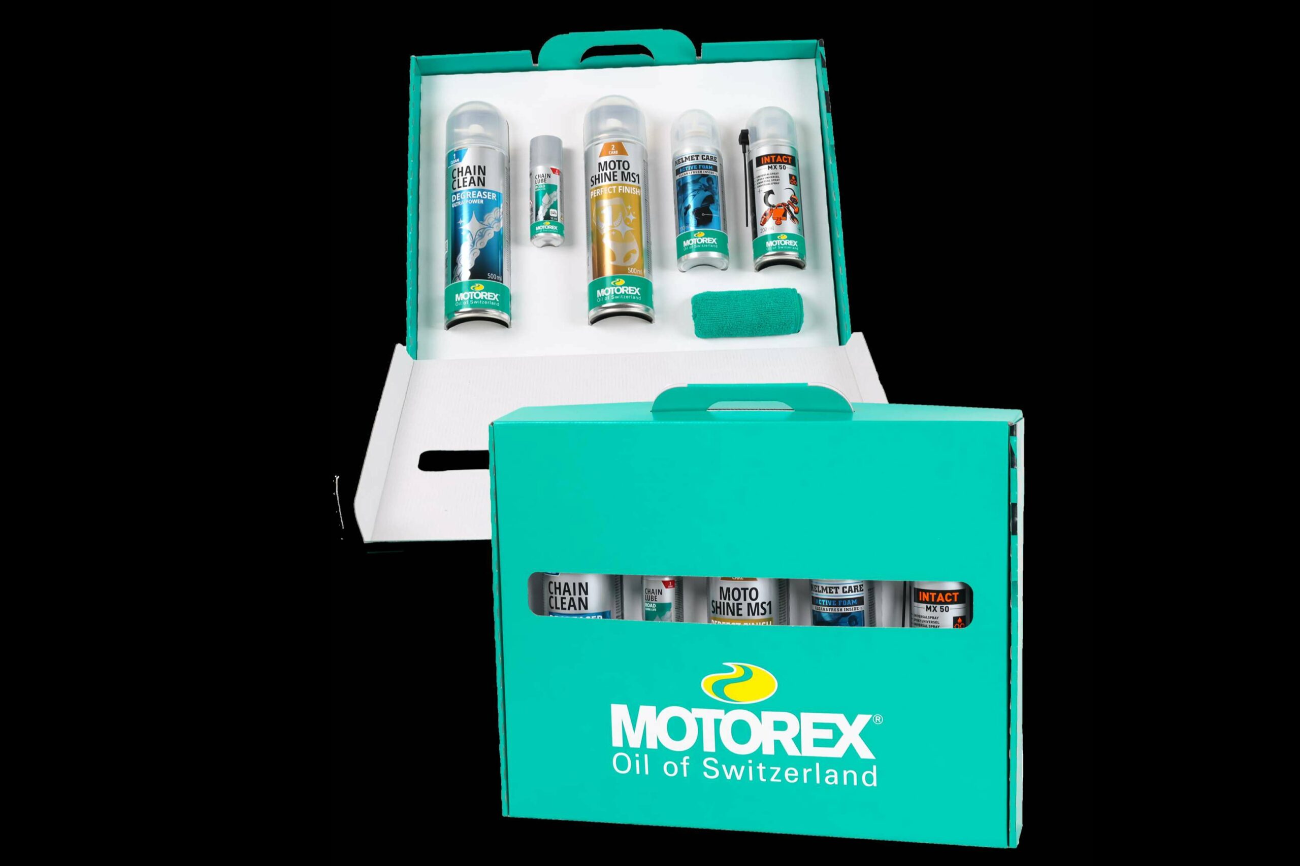 Kit Motorex Ride & Shine, el todo en uno perfecto para el cuidado de motocicletas