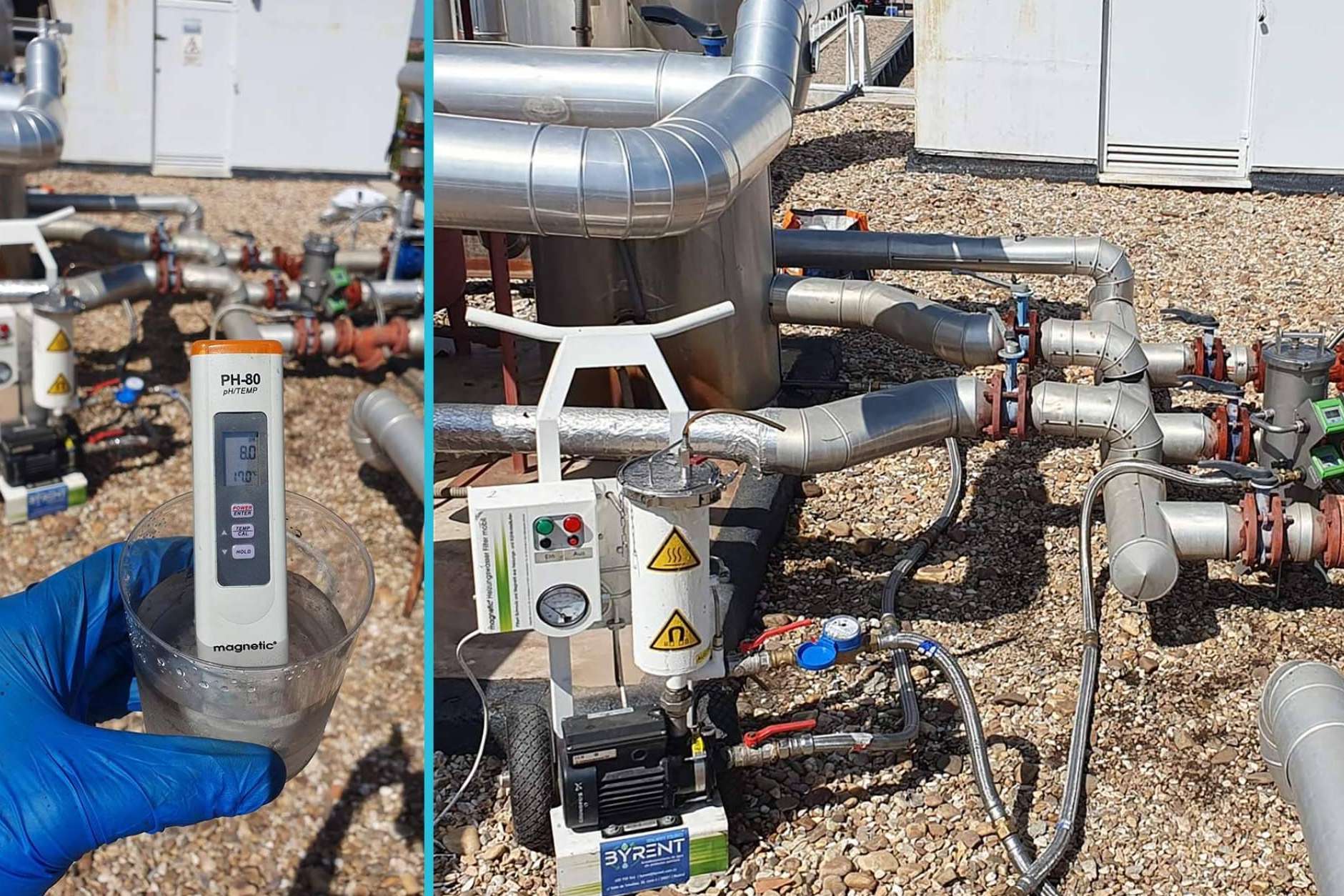 Control y mantenimiento del agua en circuitos primarios de climatización