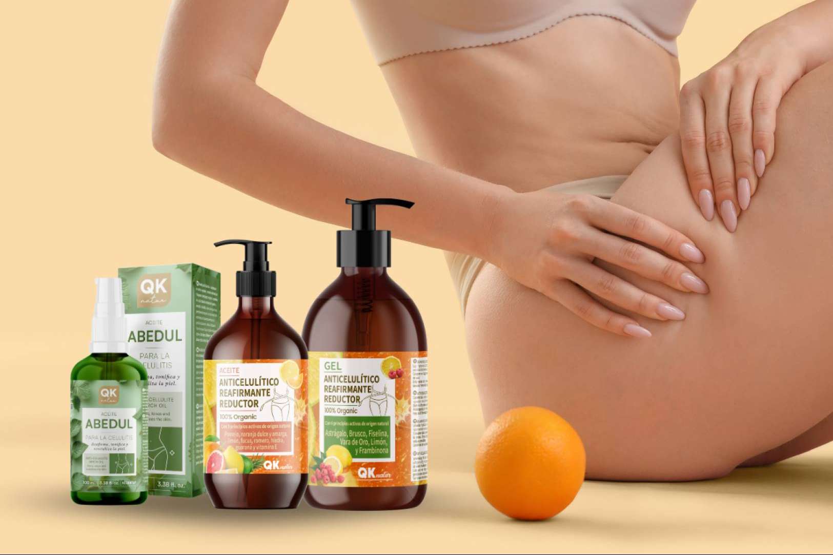 QKnatur apuesta por la cosmética natural y vegana en el tratamiento reafirmante contra la celulitis