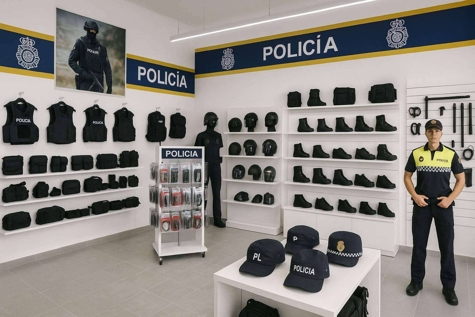 Una demanda creciente de material policial homologado