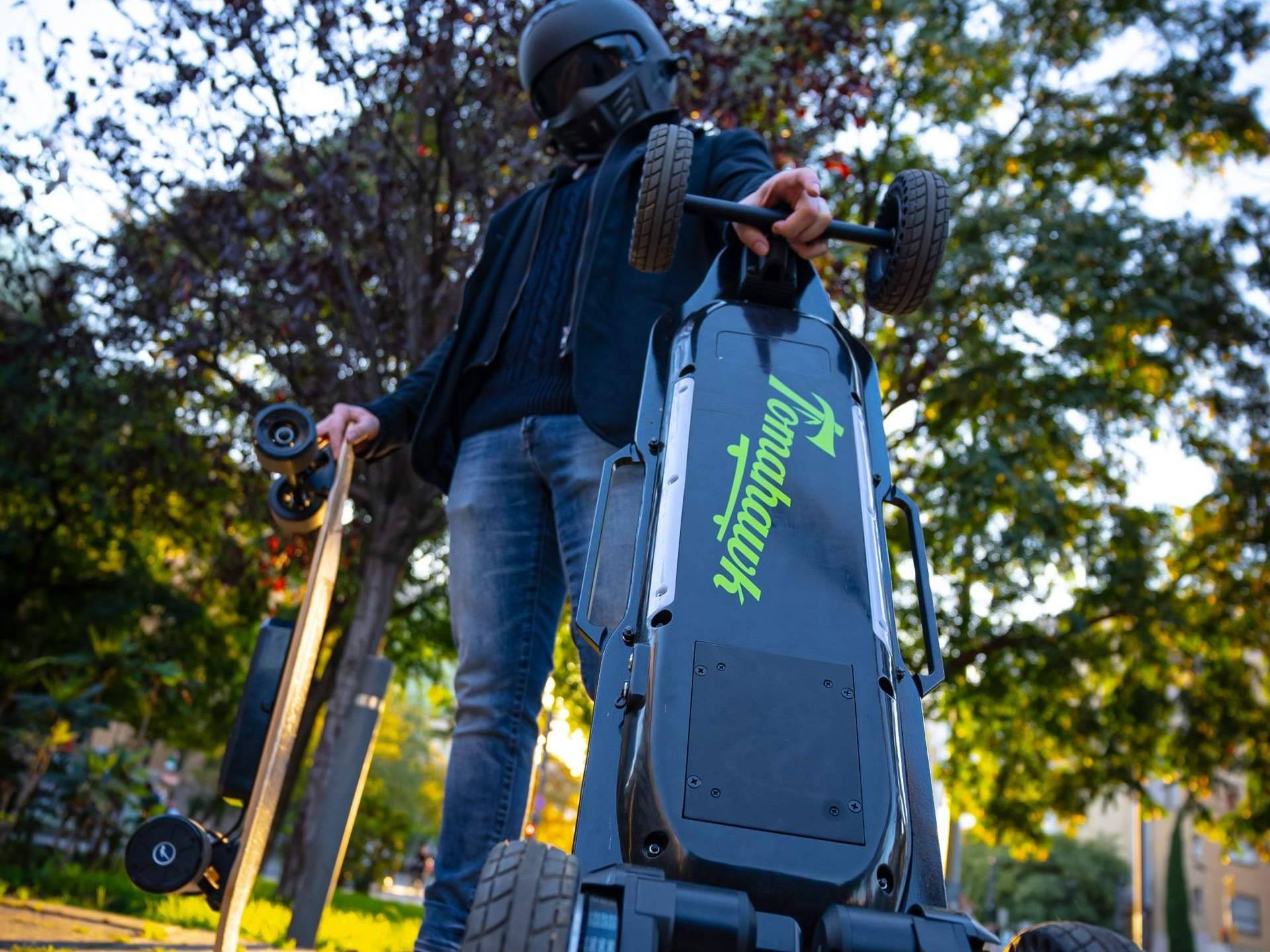 Nuevas soluciones para la movilidad sobre tabla, Tomahawk Skateboards introduce modelos eléctricos